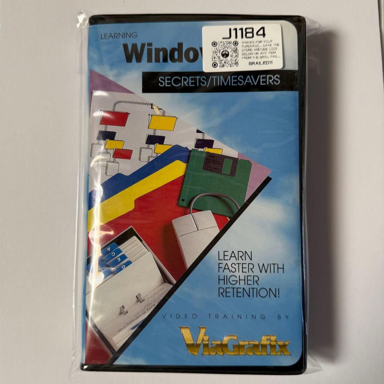 Other RARE ViaGrafix Learning Windows 95 Secrets VHS CIB Size ONE SIZE - 9 Thumbnail
