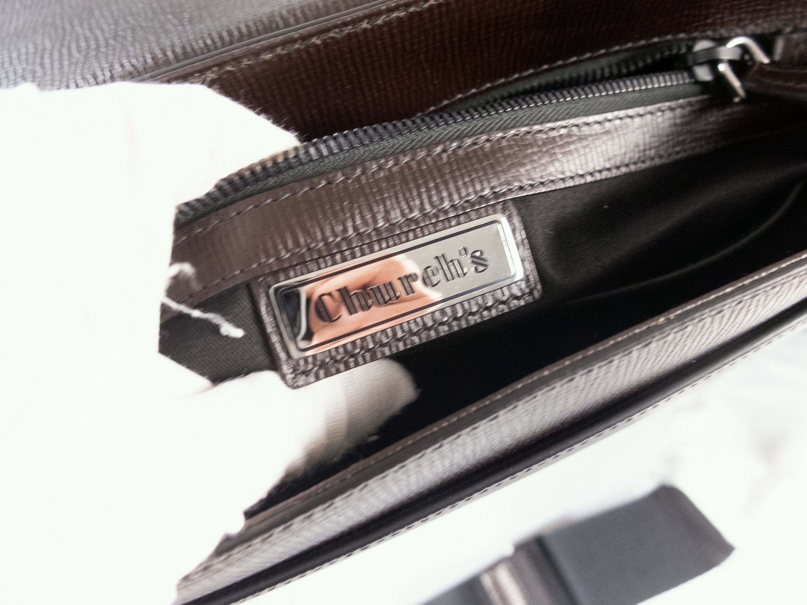 Church's CHURCH'S Clarendon St James brown leather messenger bag Size ONE SIZE - 17 Thumbnail