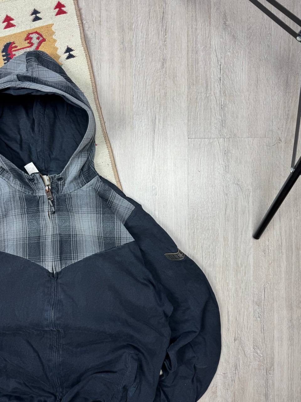 Diesel × Japanese Brand × Vintage Vintage Diesel Y2K Hype Zip Hoodie Size US M / EU 48-50 / 2 - 3 Thumbnail