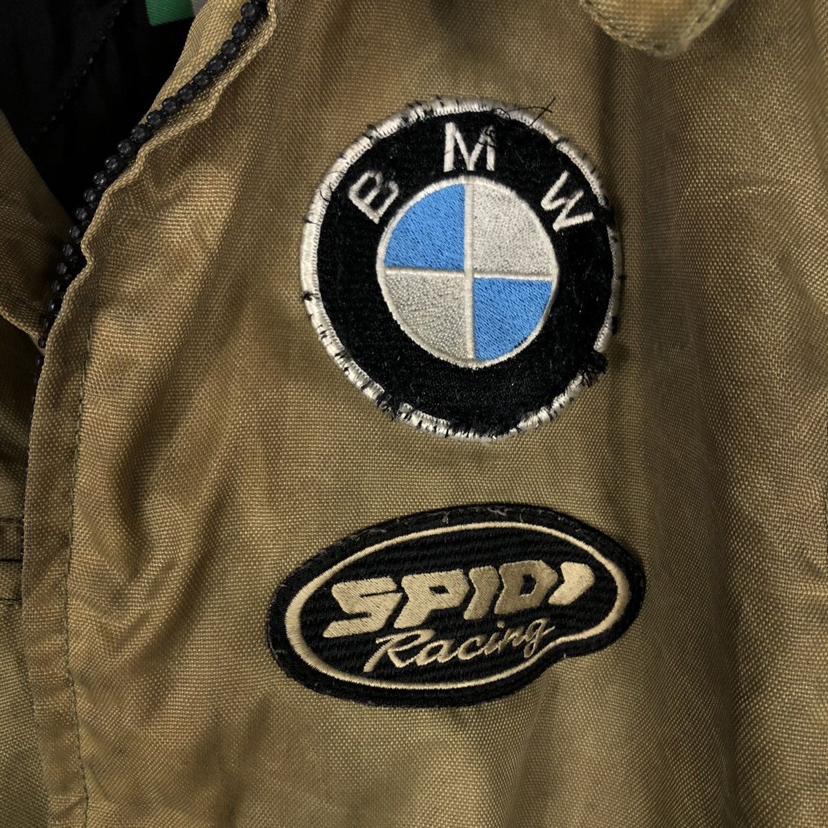 Hein Gericke 📌Vintage Spidi Racing Biker Jacket Bmw Patch Big Logo Size US XL / EU 56 / 4 - 22 Thumbnail