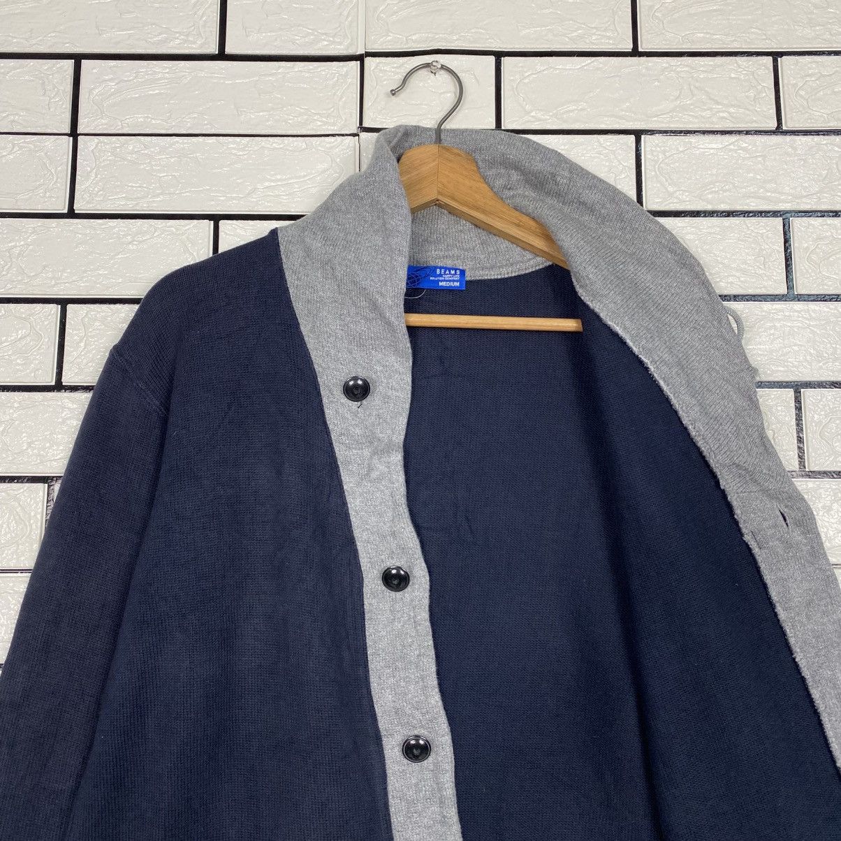 Beams Japan 📌Vintage Cardigan Bomber Jacket Beams Japan Issey Miyake Size US M / EU 48-50 / 2 - 13 Thumbnail