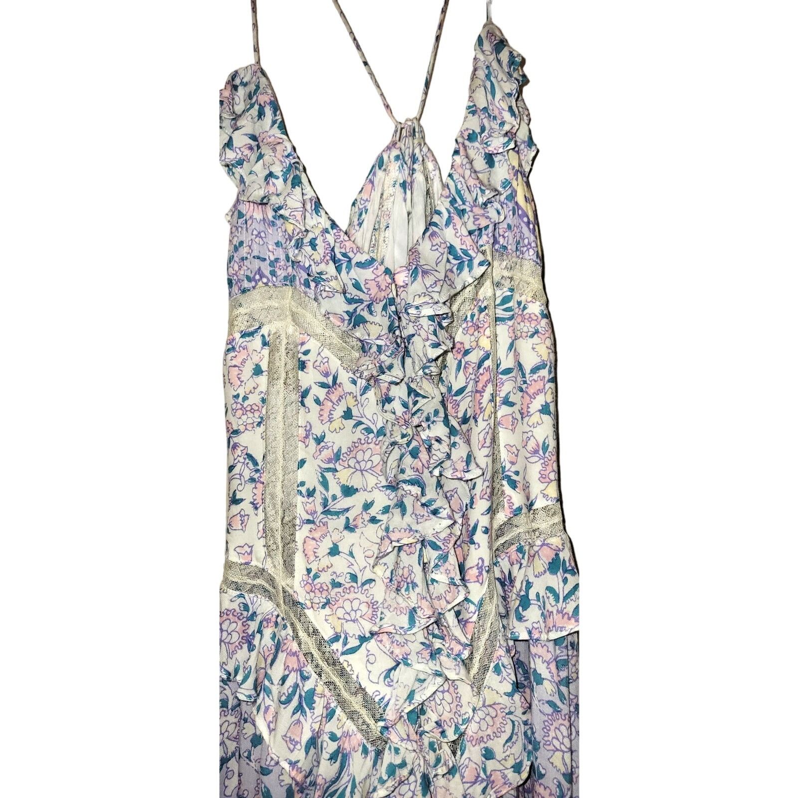 Free People New Free People Canyon Moon Maxi Top $248 X-SMALL Floral Size XS / US 0-2 / IT 36-38 - 5 Thumbnail