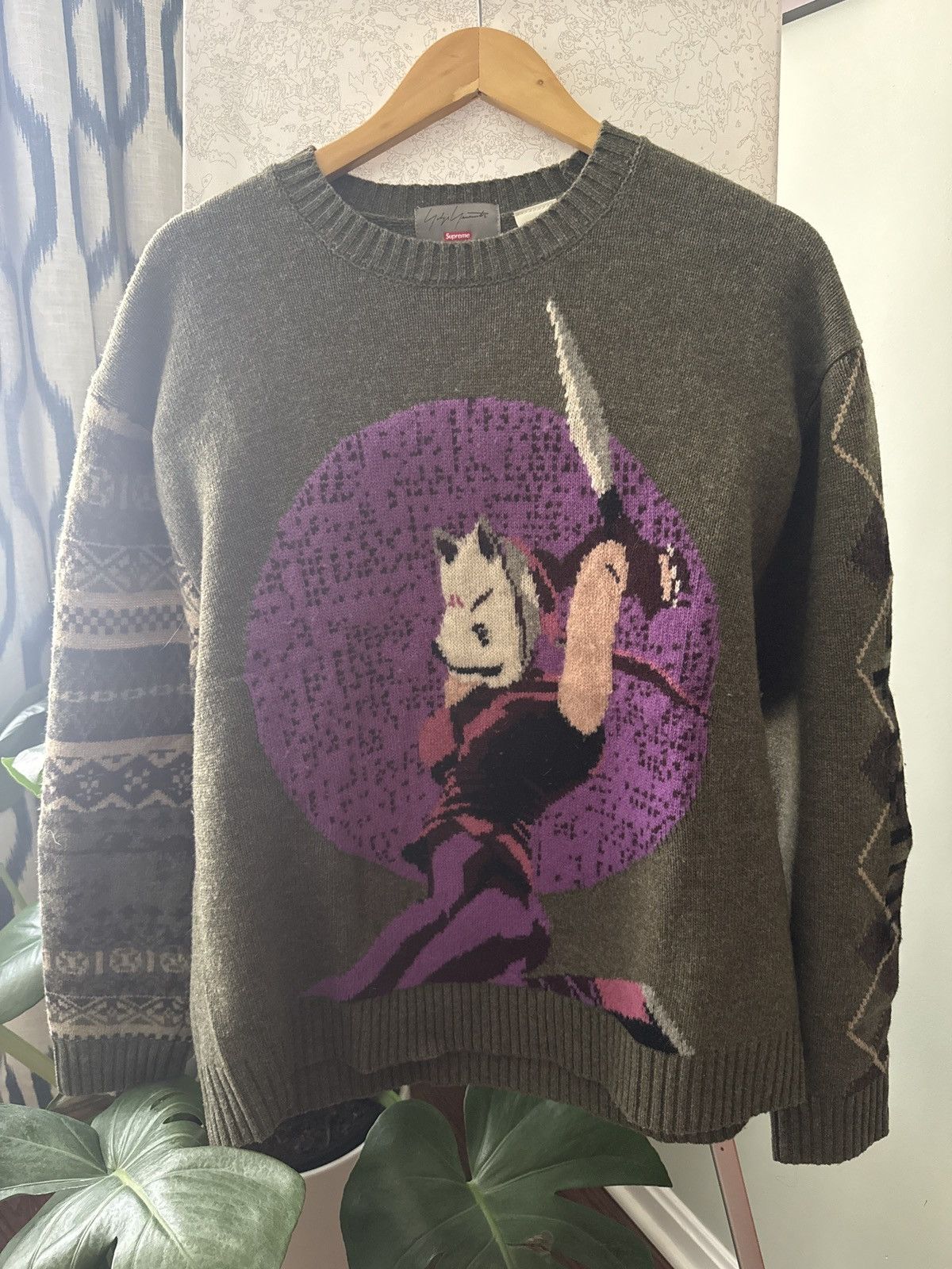 Supreme X Yohji Yamamoto Sweater | Grailed