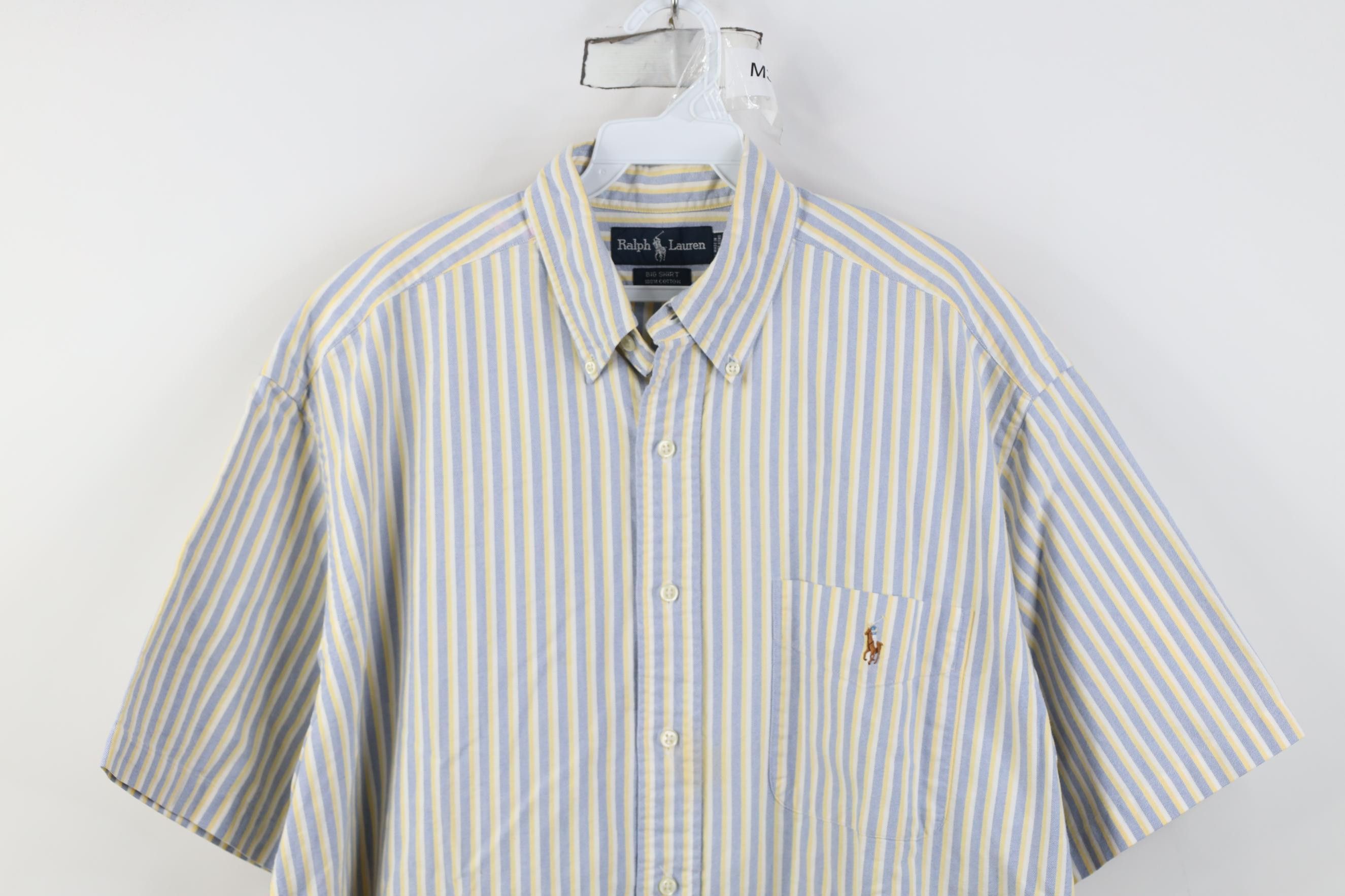 Polo Ralph Lauren Vintage 90s Ralph Lauren Shirt Oxford Button Down Shirt Size US M / EU 48-50 / 2 - 2 Thumbnail