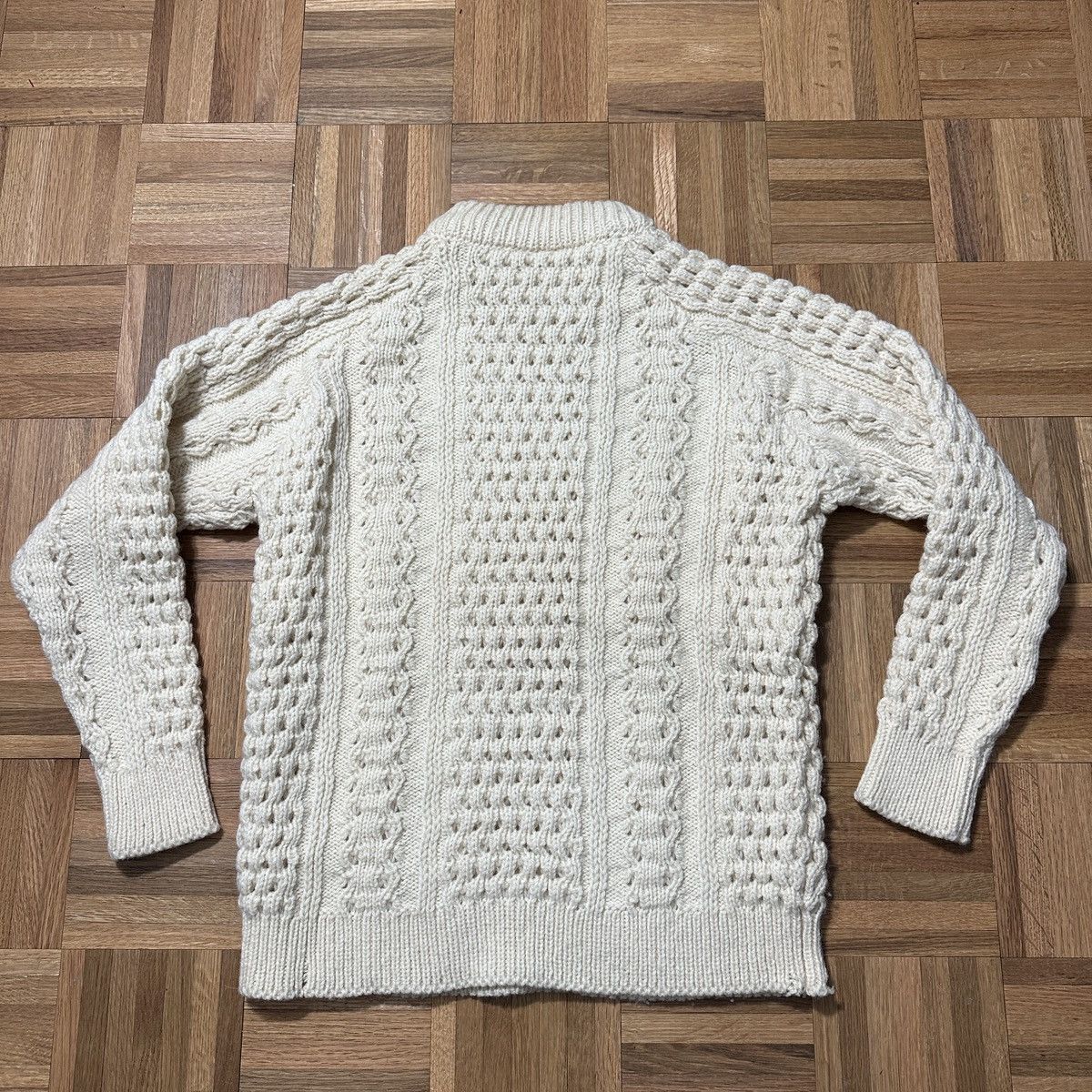 Vintage Vintage John Molloy cable knit wool sweater Size US S / EU 44-46 / 1 - 2 Thumbnail