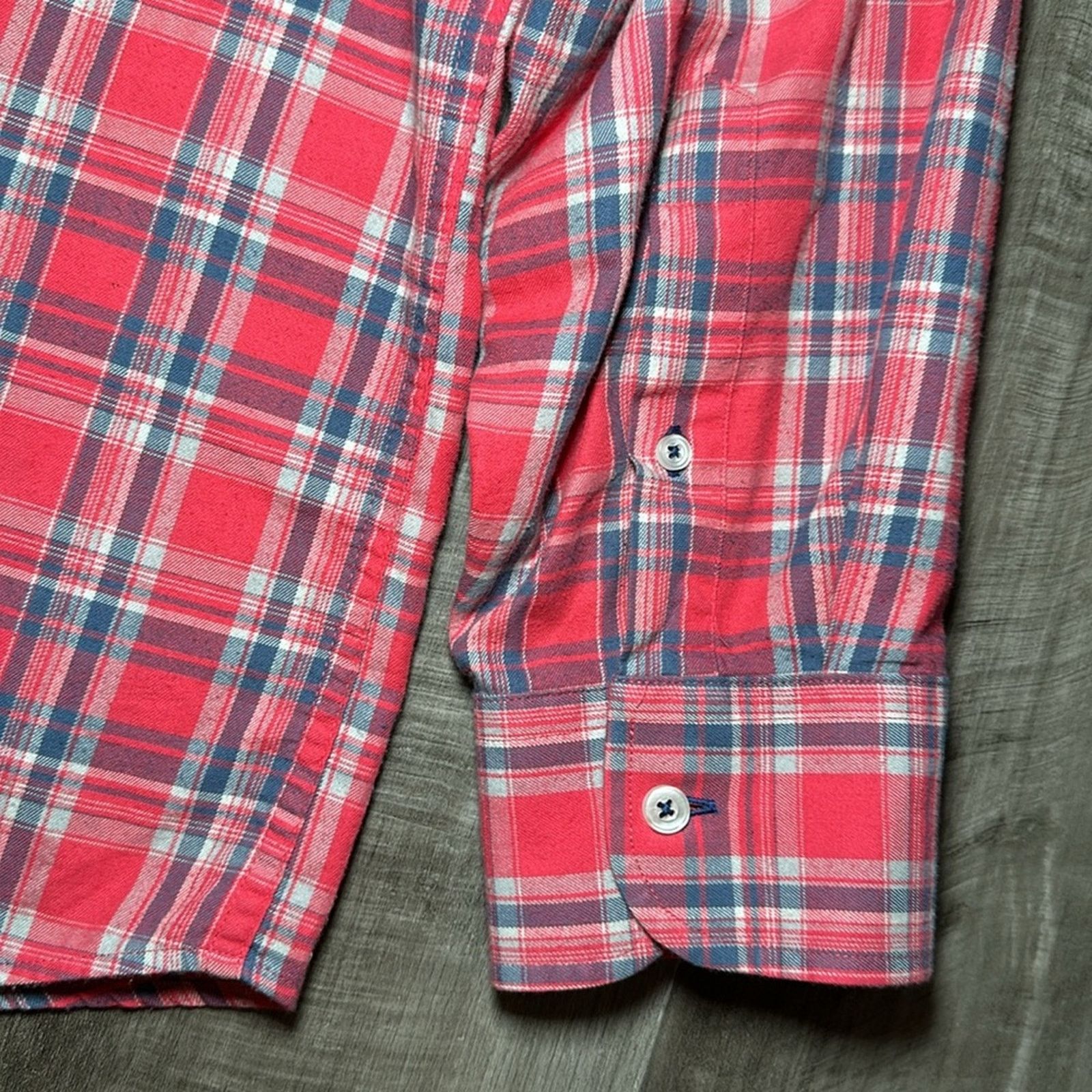 UNTUCKit Untuckit Light Flannel Long Sleeve Button Down - 3XL Size US XXL / EU 58 / 5 - 4 Thumbnail