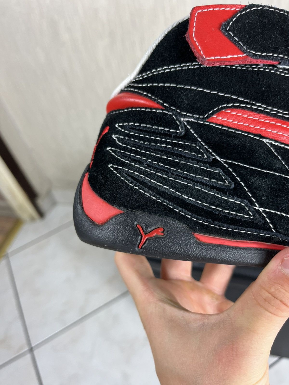 Puma × Vintage Vintage Puma y2k speed cat high racing ferrari sneaker shoes Size US 7.5 / EU 40-41 - 11 Thumbnail