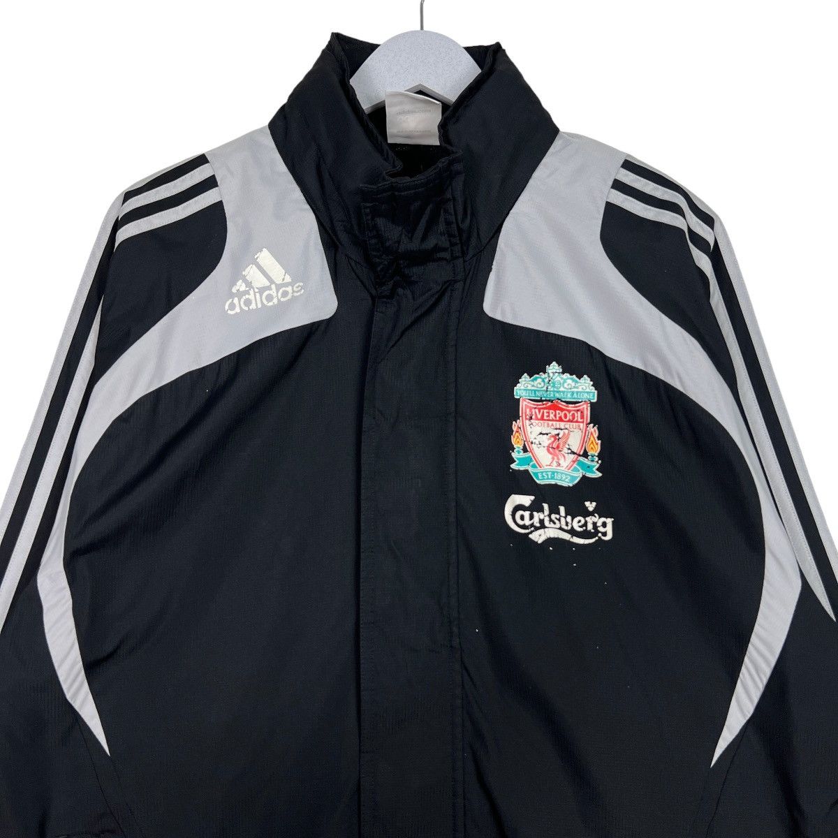 Adidas Y2K LIVERPOOL ADIDAS TRAINER JACKET Size US S / EU 44-46 / 1 - 3 Thumbnail