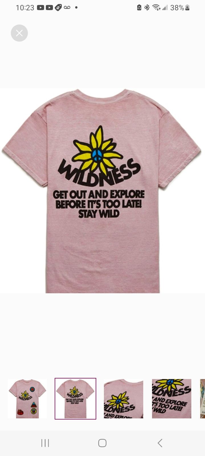 Pacsun Wilderness Vintage SS T-Shirt Size US M / EU 48-50 / 2 - 2 Thumbnail