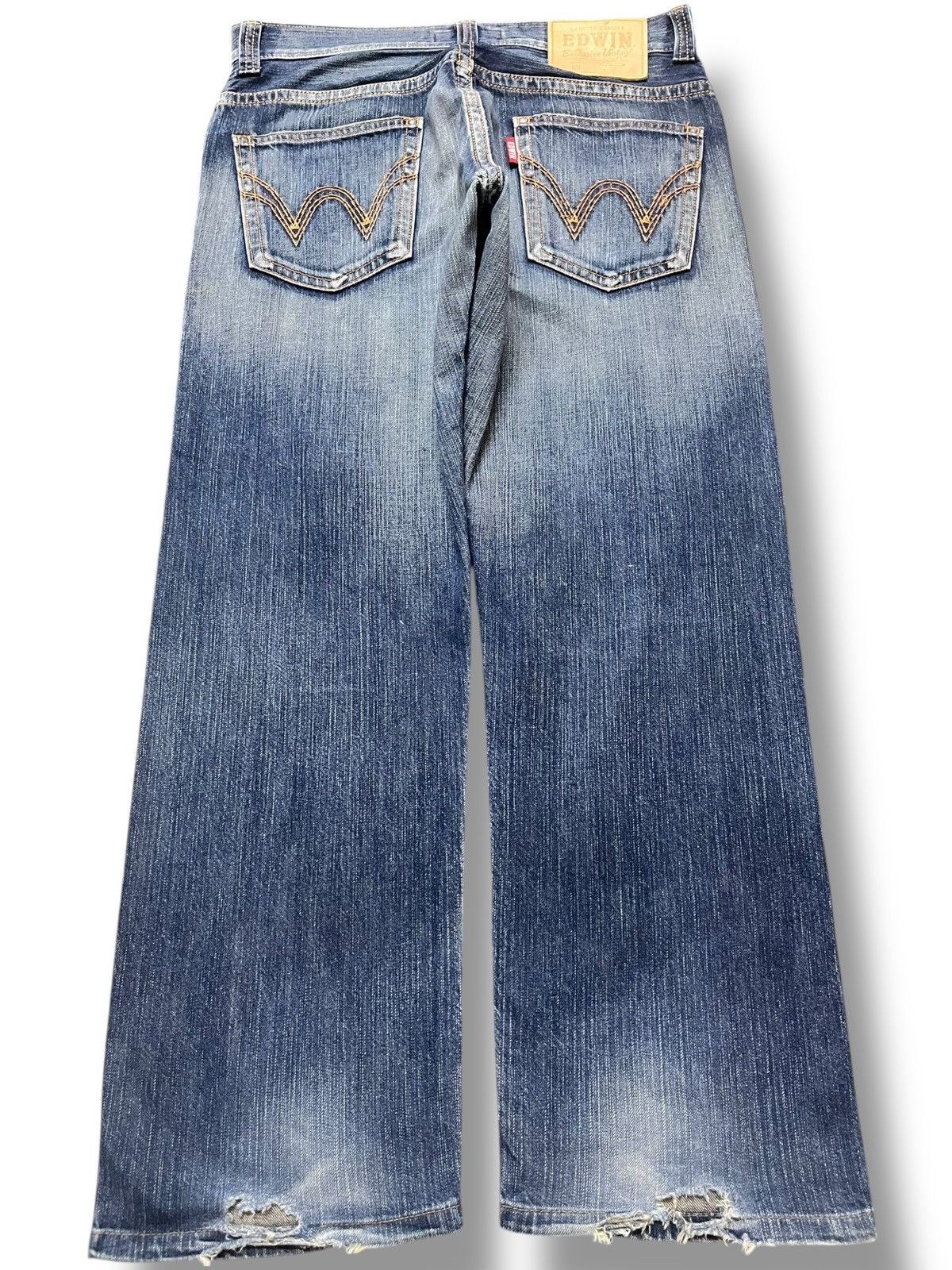 Edwin Vintage Edwin Exclusive Vintage Mudwash Whiskers Denim Size US 35 - 6 Thumbnail