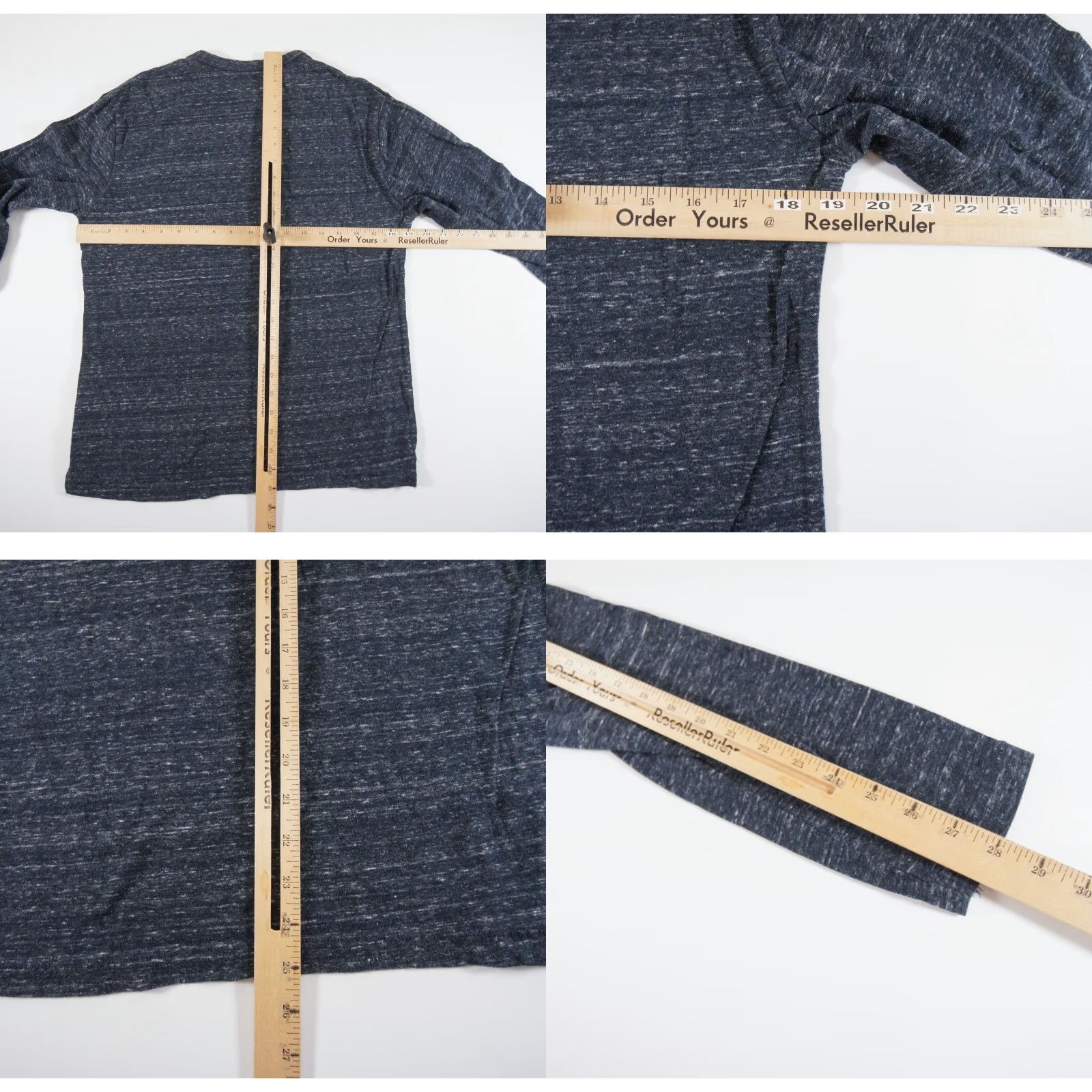 Todd Snyder Todd Snyder Men Small Blue Long Sleeve T-Shirt Pocket Pockets Crewneck Casual Size US S / EU 44-46 / 1 - 8 Thumbnail
