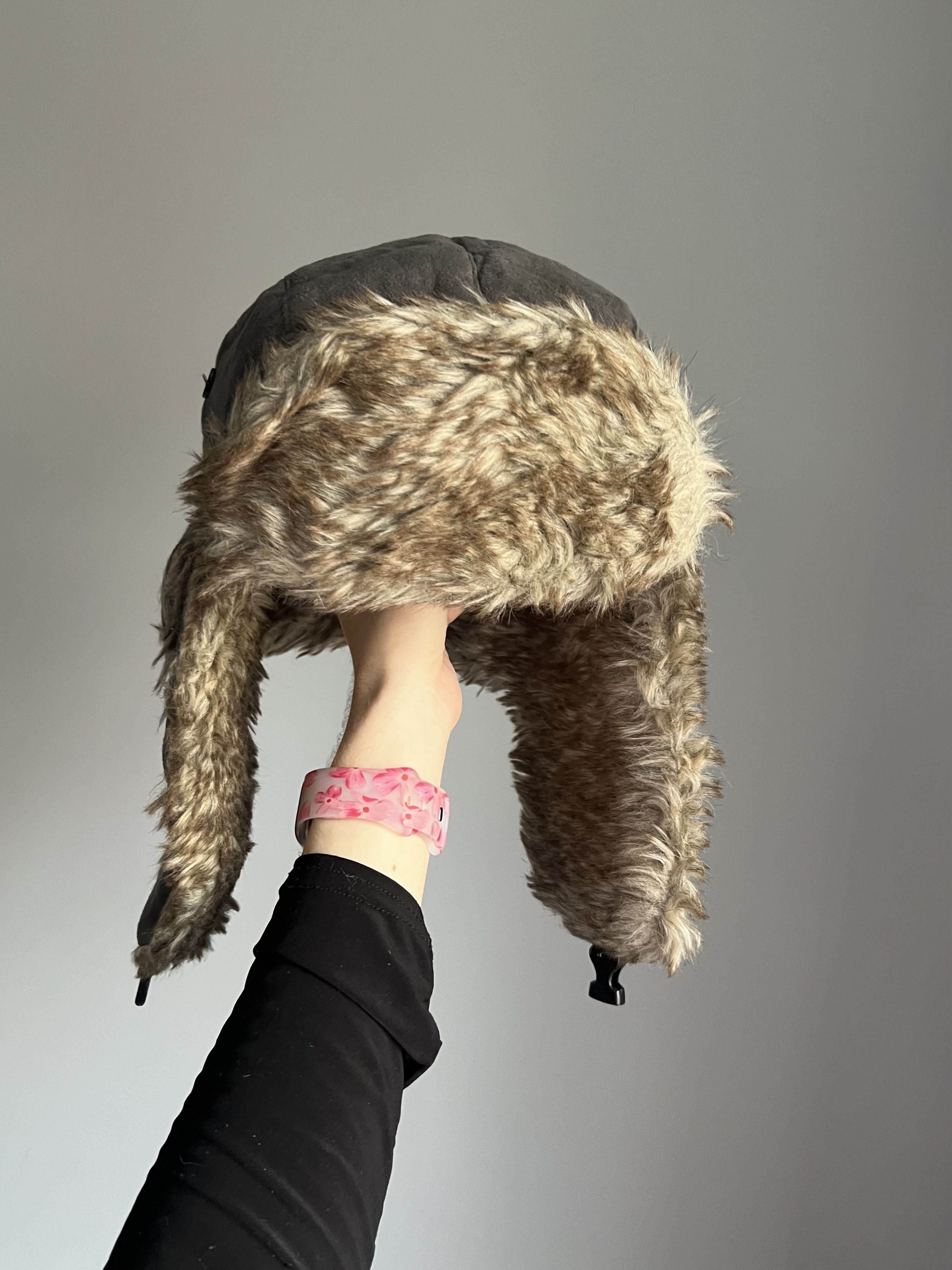 Vintage Vintage Trapper Hat Mohair Fuzzy Ushanka Y2K Size ONE SIZE - 2 Thumbnail