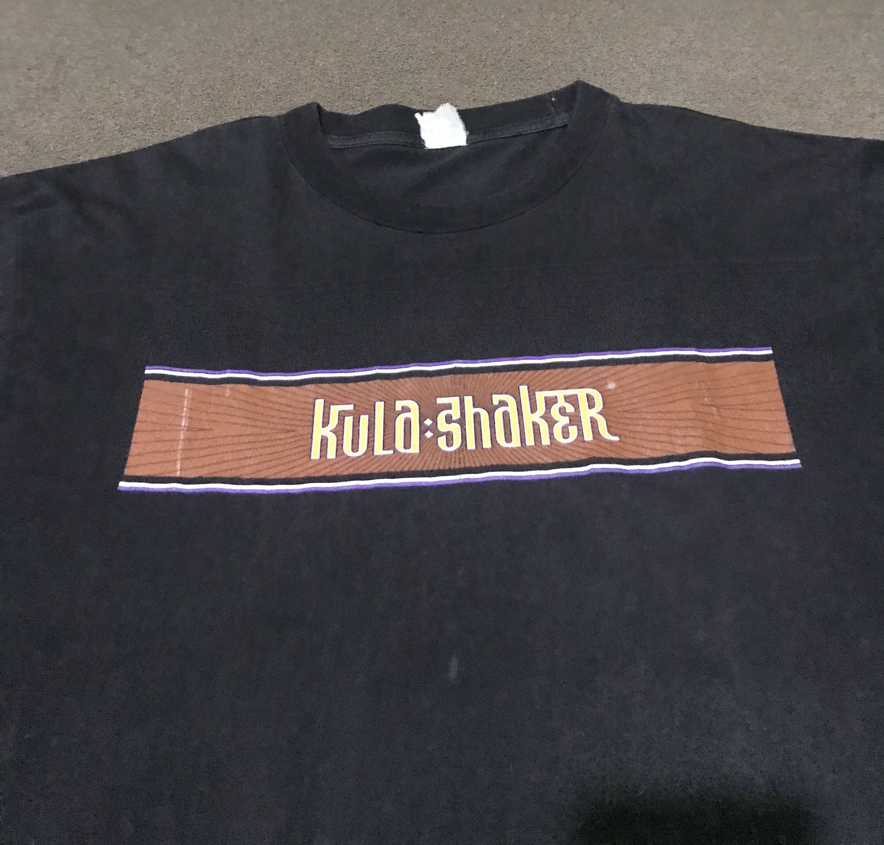 Band Tees Vintage 90s Kula Shaker Shirt,Britpop,Oasis,Blur Size US L / EU 52-54 / 3 - 2 Thumbnail