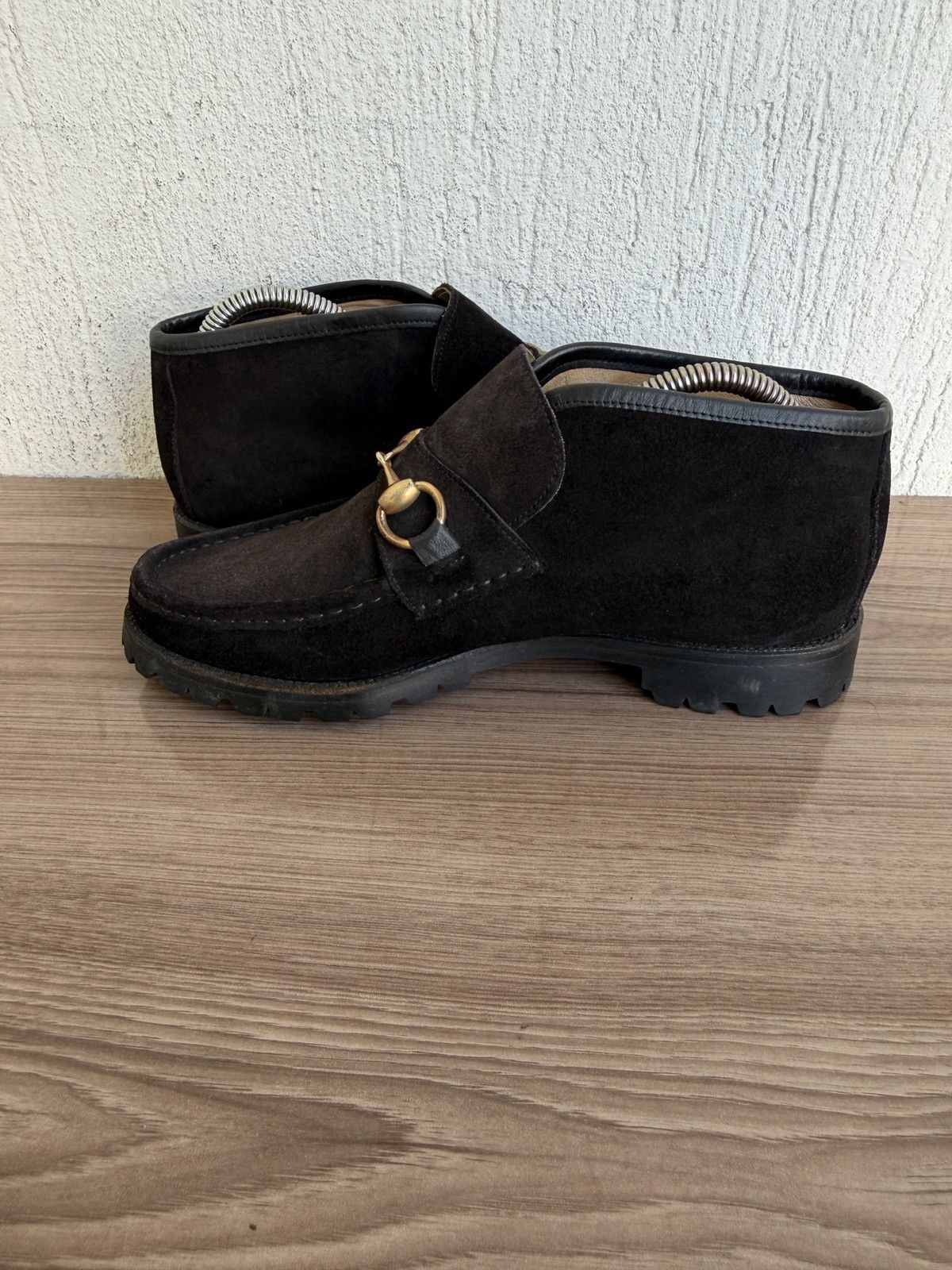 Gucci Horsebit lug sole ankle boots Size US 6 / EU 39 - 10 Thumbnail