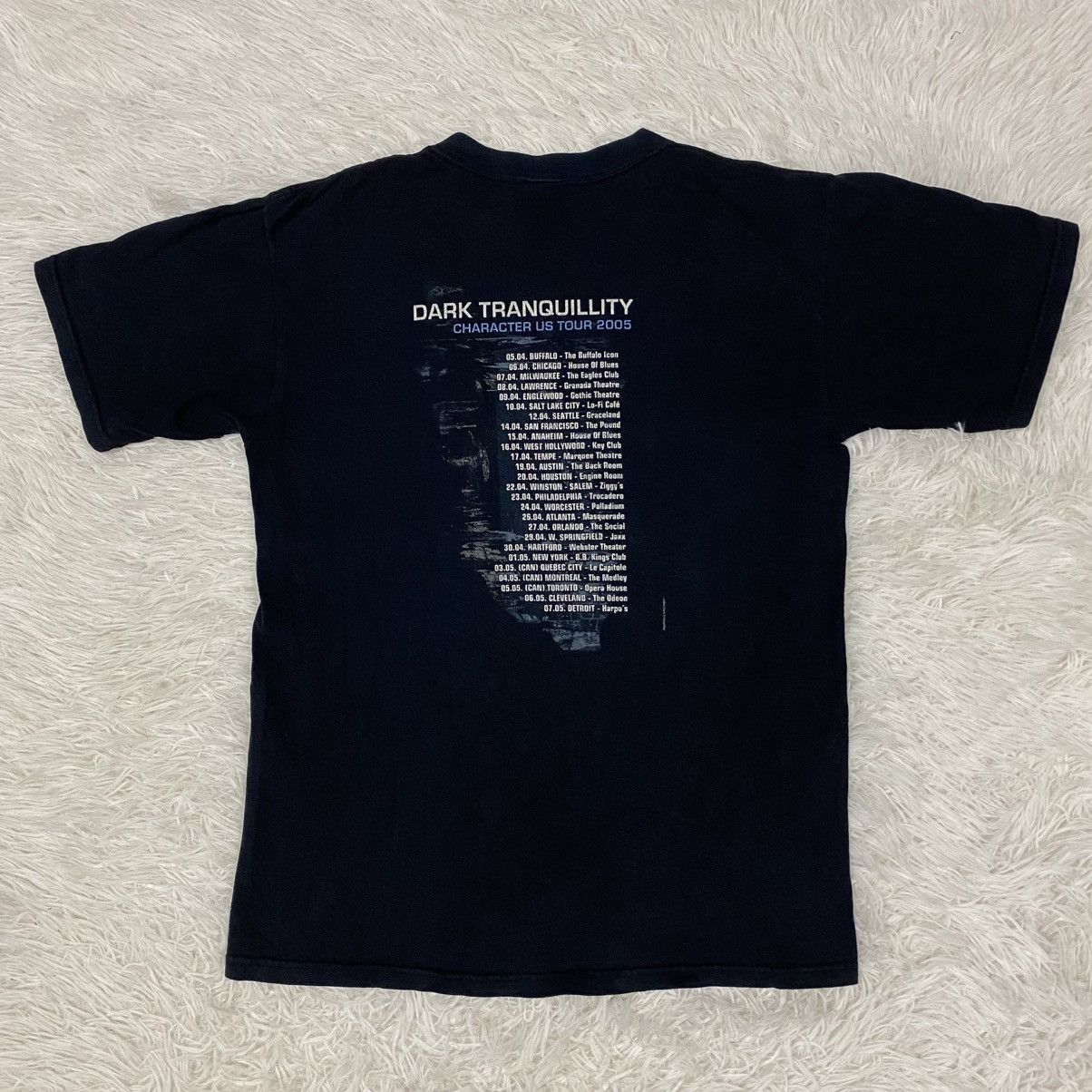 Band Tees Vintage Y2K melodic death metal band dark tranquillity Size US M / EU 48-50 / 2 - 2 Thumbnail