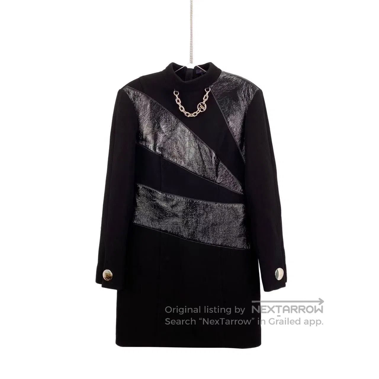 Louis Vuitton Louis Vuitton Slim long-sleeved dress with a panel zipper| Size XXS / US 00 / IT 34 - 1 Thumbnail