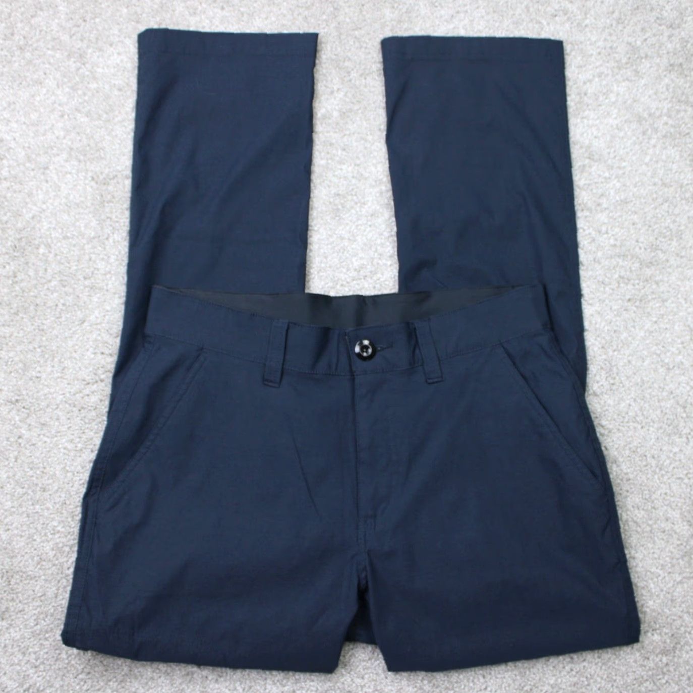 Vintage Balance Collection Pants Men 32x30 Gray Cargo Straight Leg Nylon Stretch Size US 32 / EU 48 - 2 Thumbnail