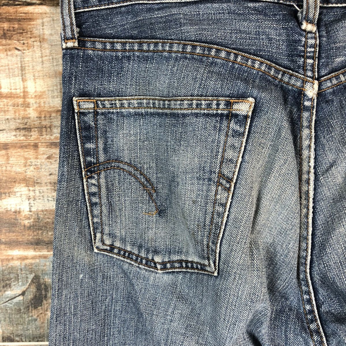 Levi's DL Levis 505 Blue vintage Denim Pants #C198 Size US 33 - 16 Thumbnail