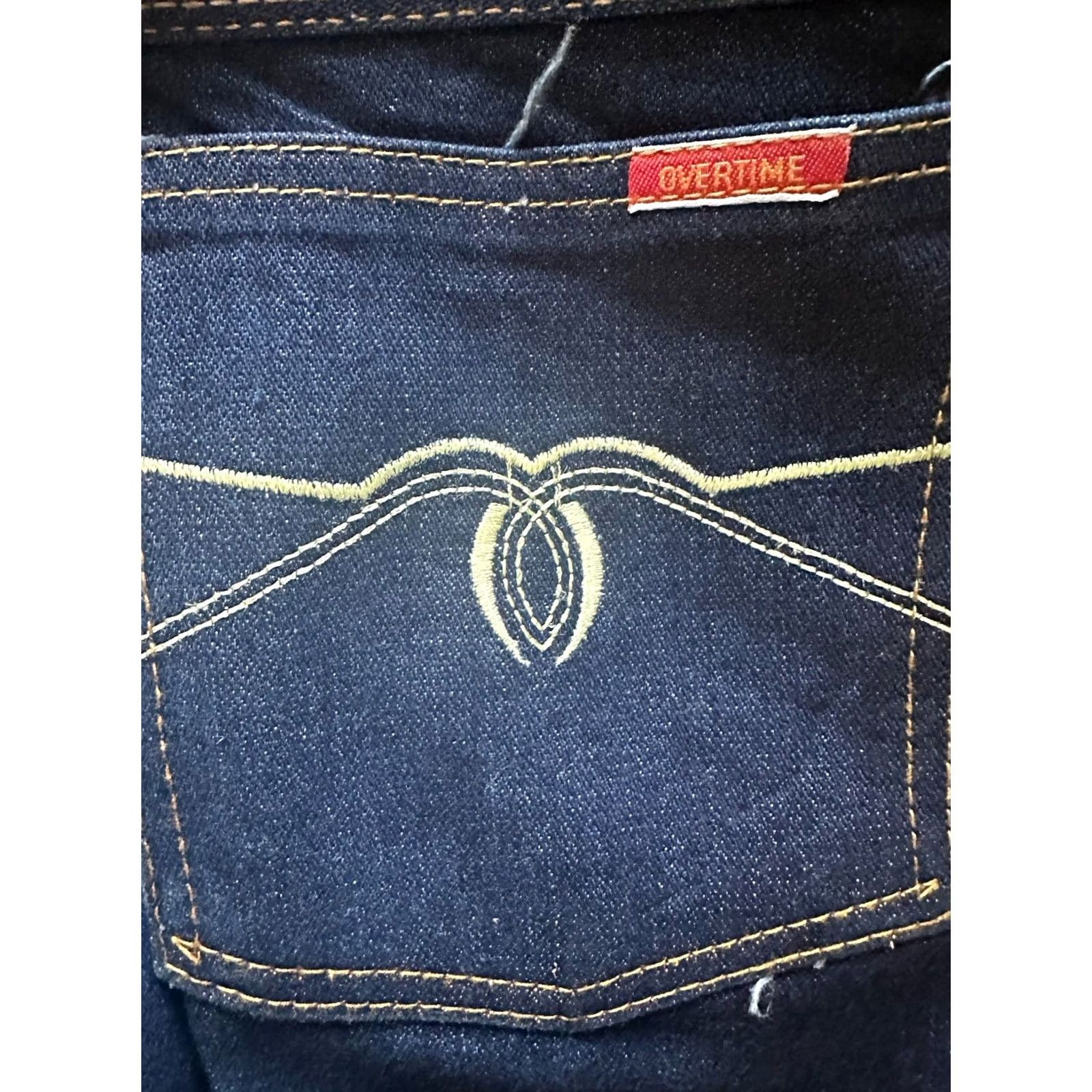 Denime VINTAGE Overtime USA Jeans Size 28 Blue Denim 80s Taiwan Men's NWOT Size US 28 / EU 44 - 6 Thumbnail