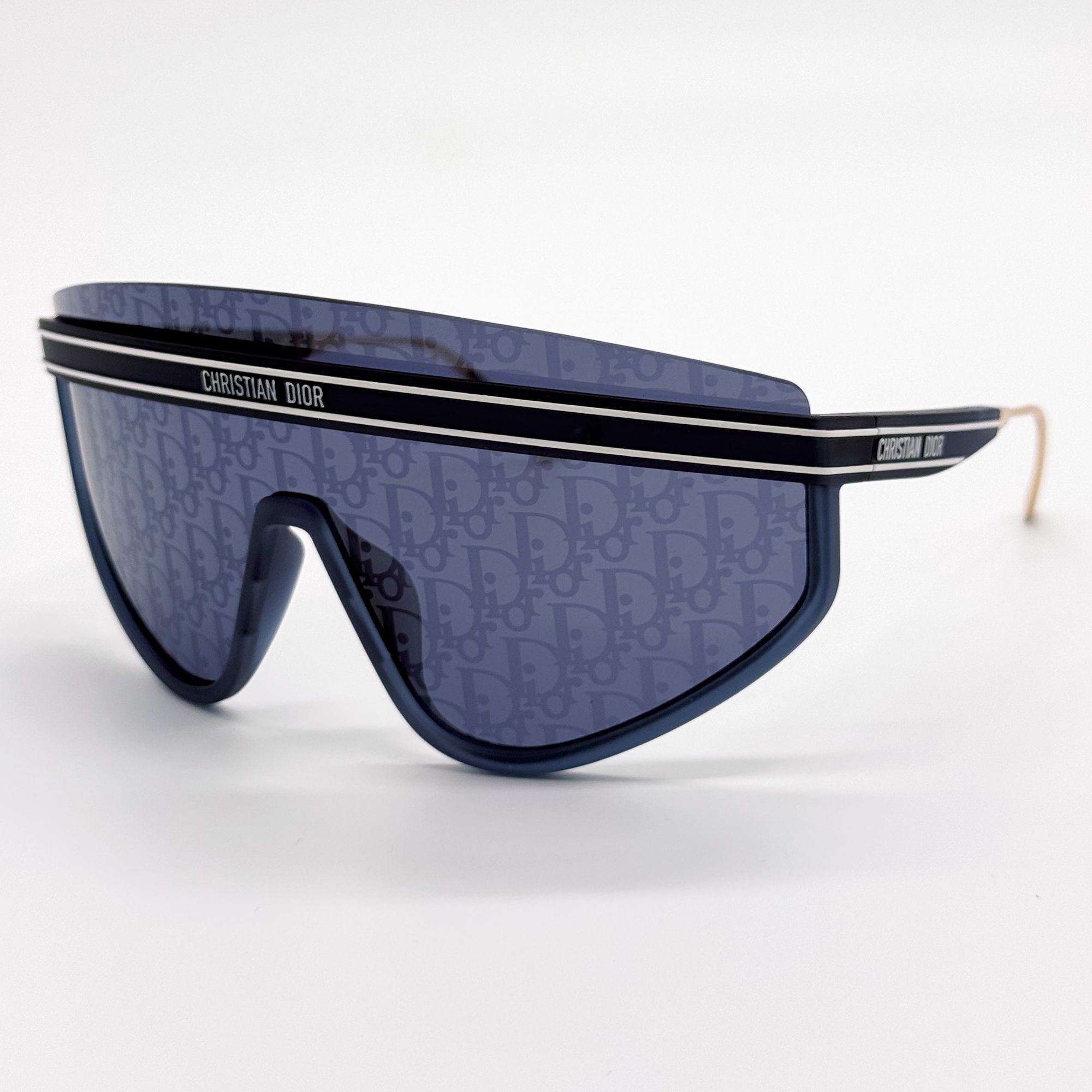 Dior NEW DIOR SUNGLASSES DIORCLUB M2U 31B8 SHIELD GOLD/BLUE Size ONE SIZE - 1 Thumbnail