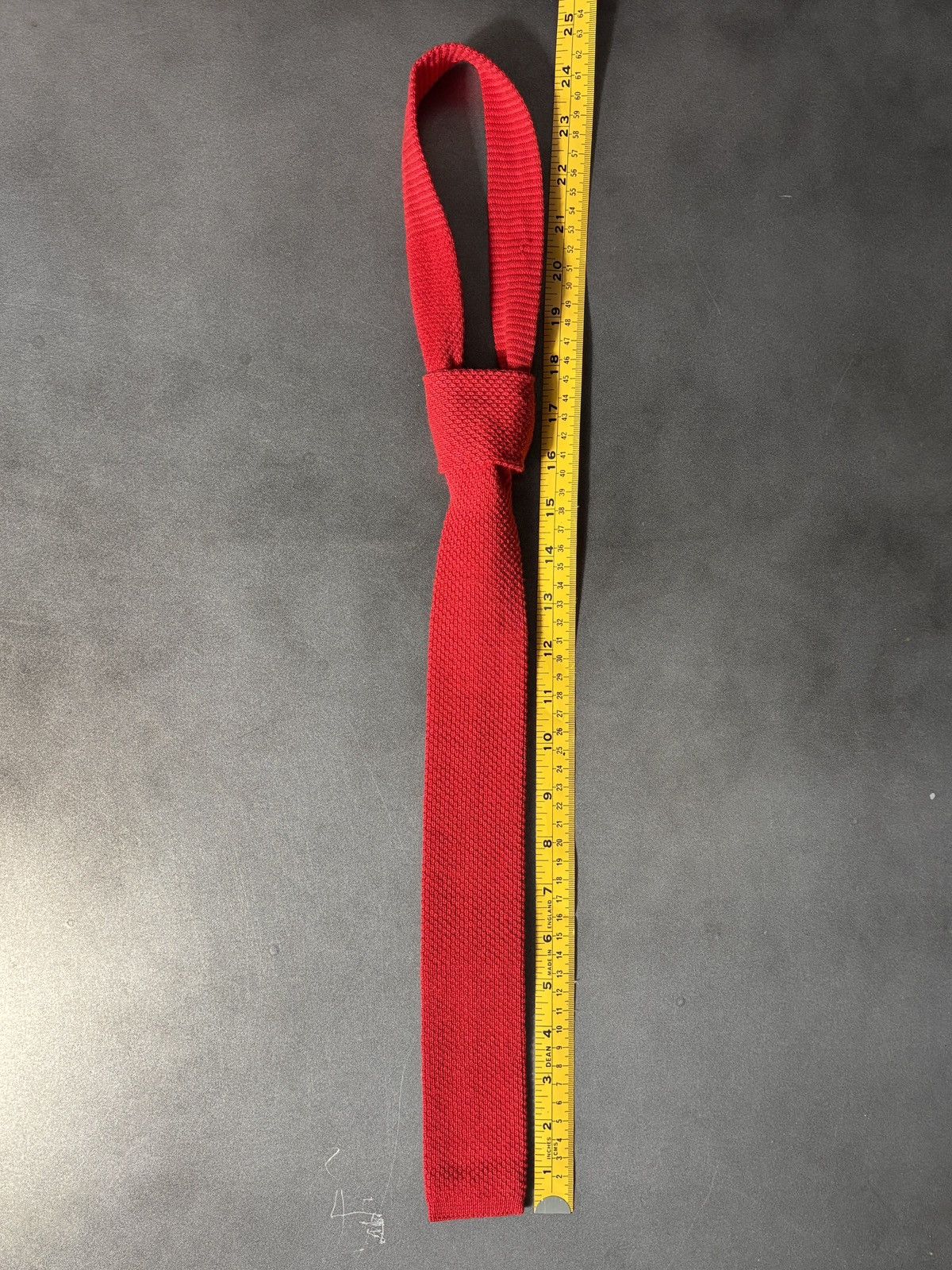 Van Heusen Vintage Knit Tie Vintage Van Heusen Necktie USA Pre-Tied Size ONE SIZE - 6 Thumbnail