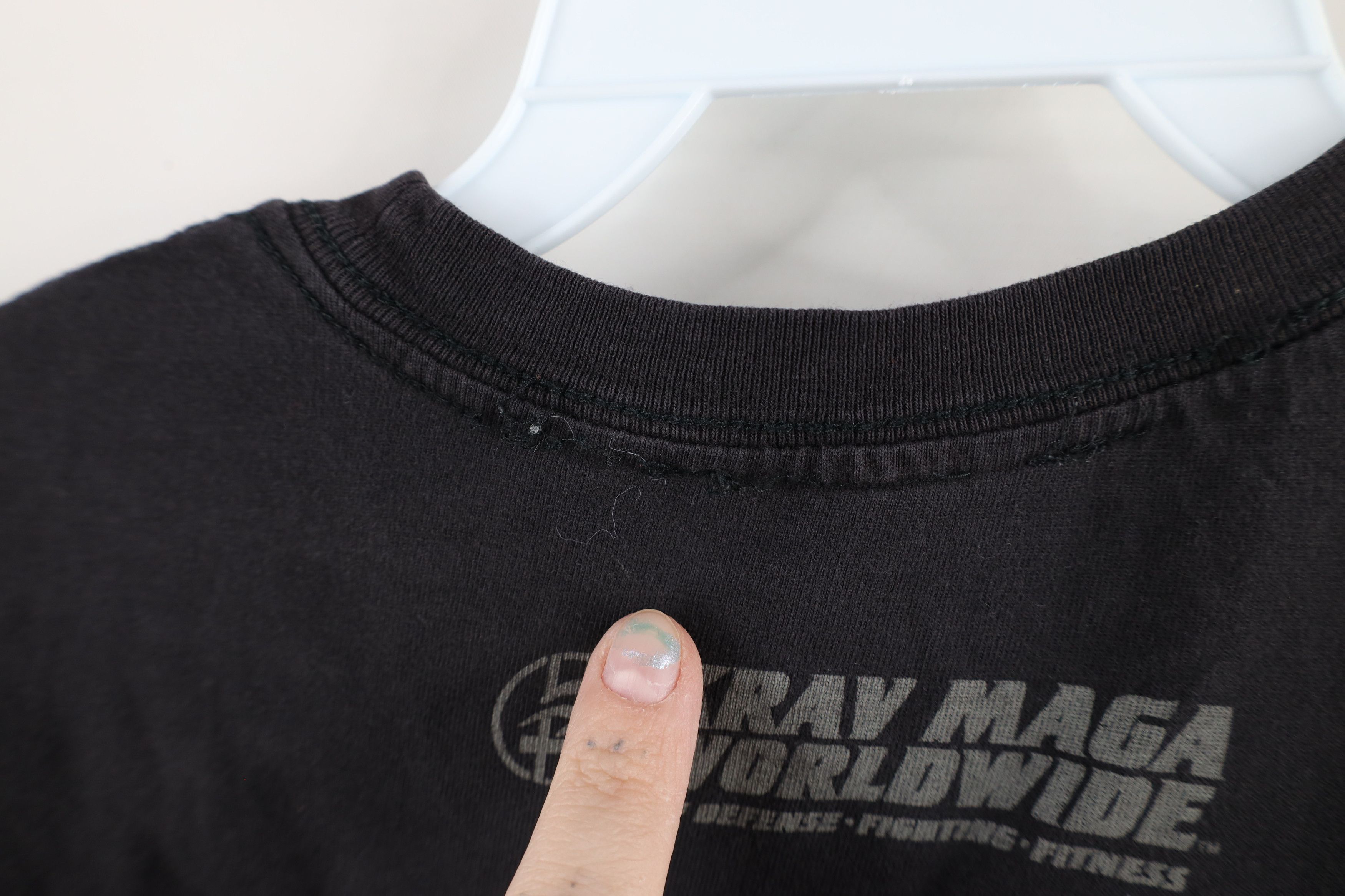 Vintage Vintage Self Defense Krav Maga Worldwide T-Shirt Black Size US S / EU 44-46 / 1 - 8 Thumbnail