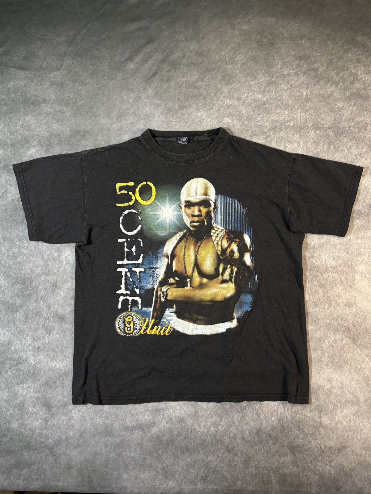 Rap Tees Vintage 50 Cent Parking Lot Bootleg Tee G-Unit 1990s Rap Tee Size US M / EU 48-50 / 2 - 1 Thumbnail