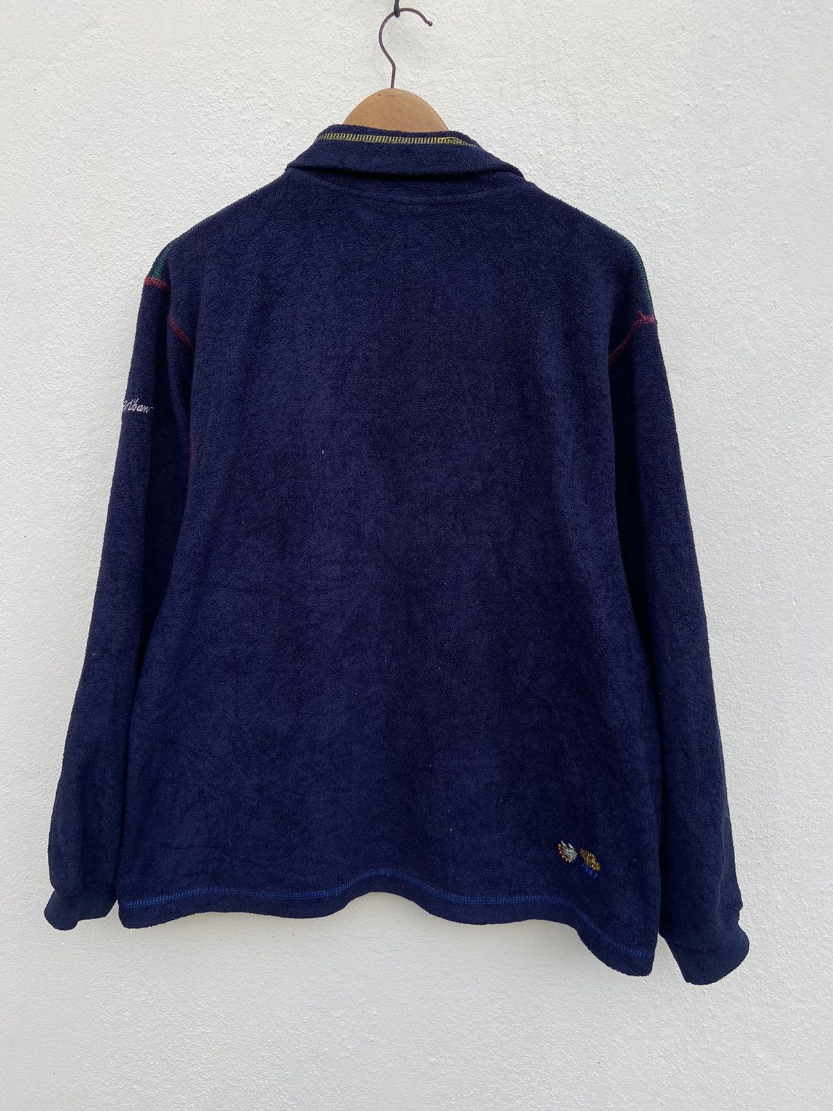 American Apparel 🔥 Vintage 90s Vintage Bkliban sweater zipper fleece Size US L / EU 52-54 / 3 - 7 Thumbnail