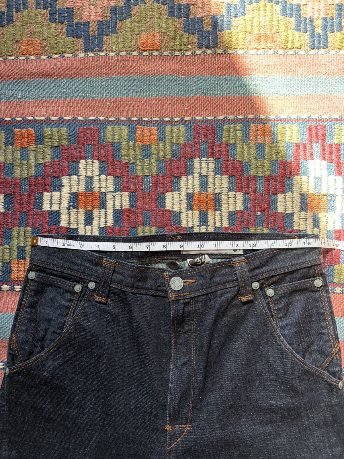 Levi's Vintage Clothing Y2K Levis Engineered Raw Selvedge Size US 34 / EU 50 - 3 Thumbnail