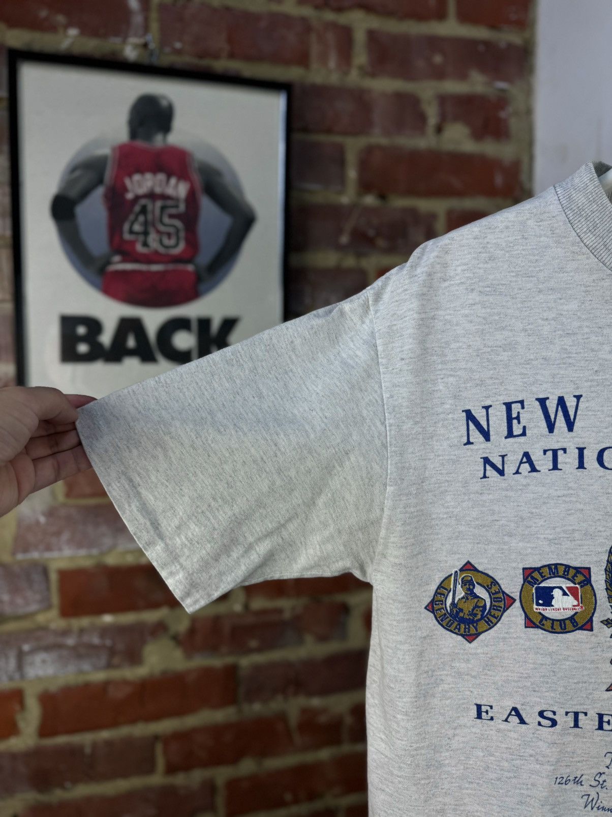 Nutmeg × Vintage NEW YORK METS Nutmeg Mills MLB Made in USA Vintage T-Shirt Size US M / EU 48-50 / 2 - 7 Thumbnail
