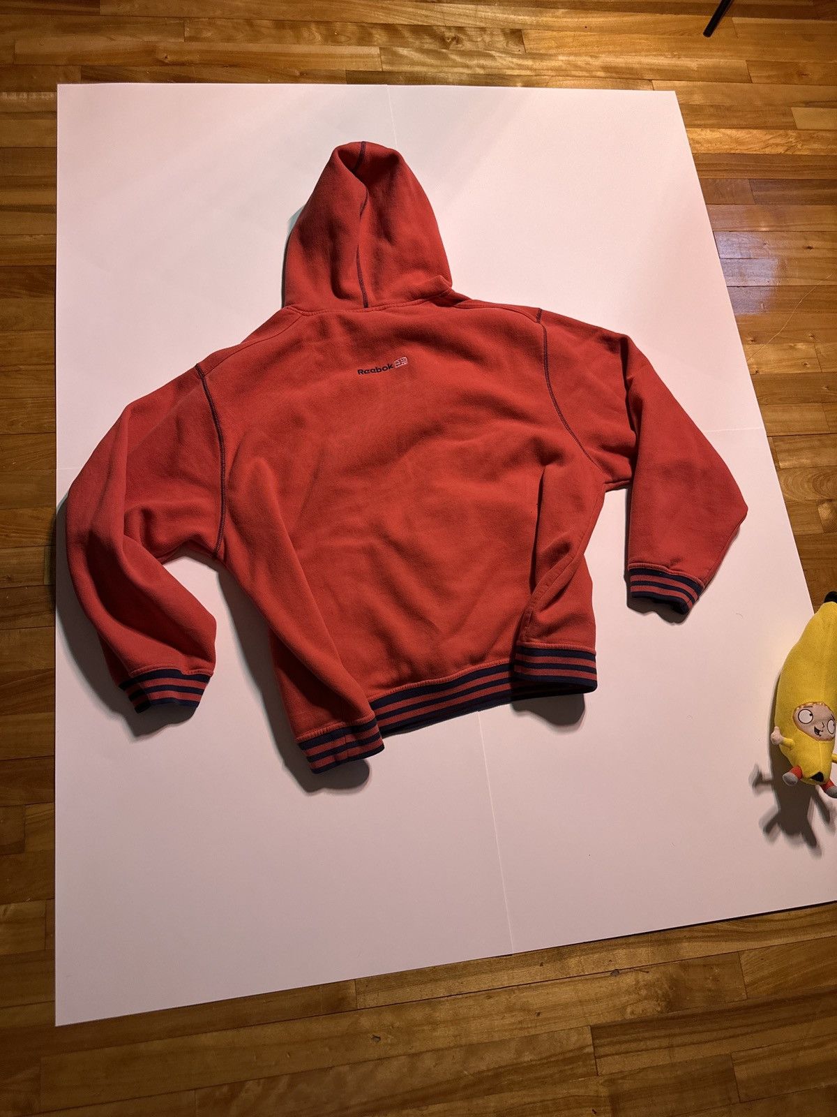Reebok × Vintage Vintage Reebok Hoodie Size US L / EU 52-54 / 3 - 2 Thumbnail
