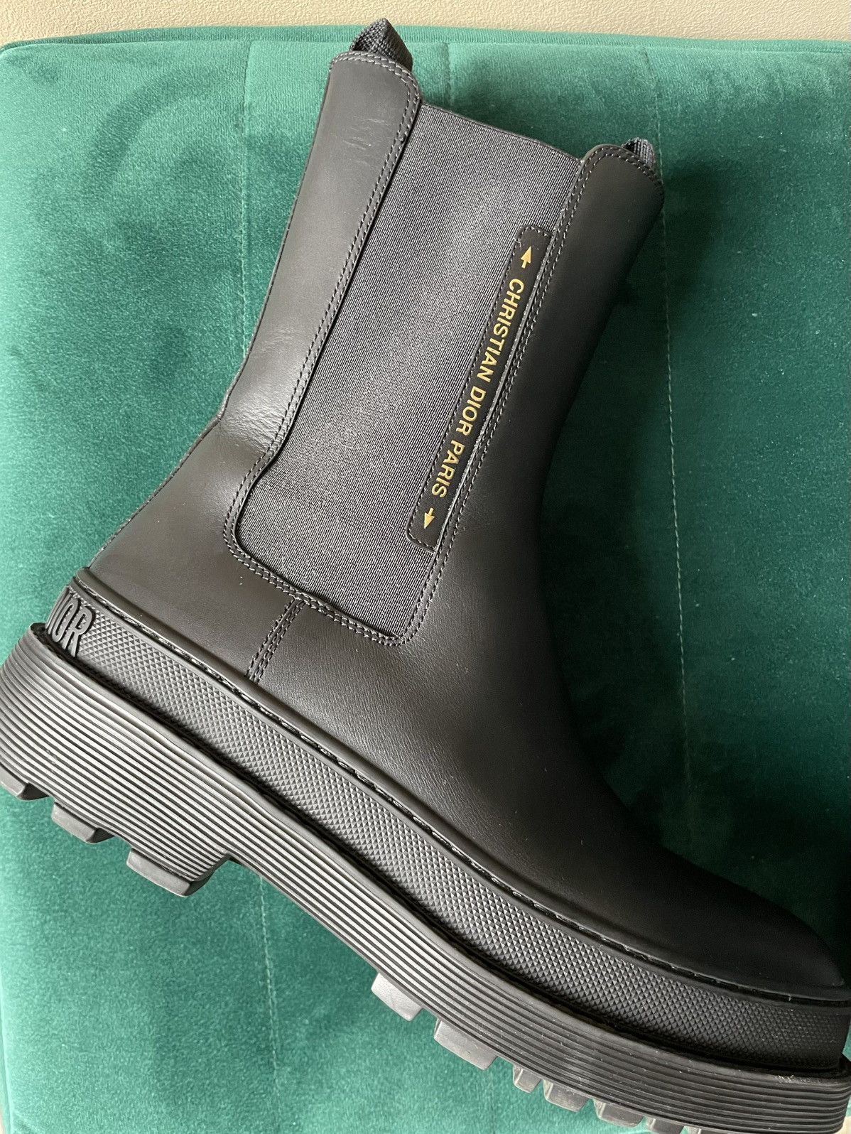 Dior Christian Dior Trial Boots - Black leather - Size EU 38.5 Size US 7.5 / IT 37.5 - 4 Thumbnail