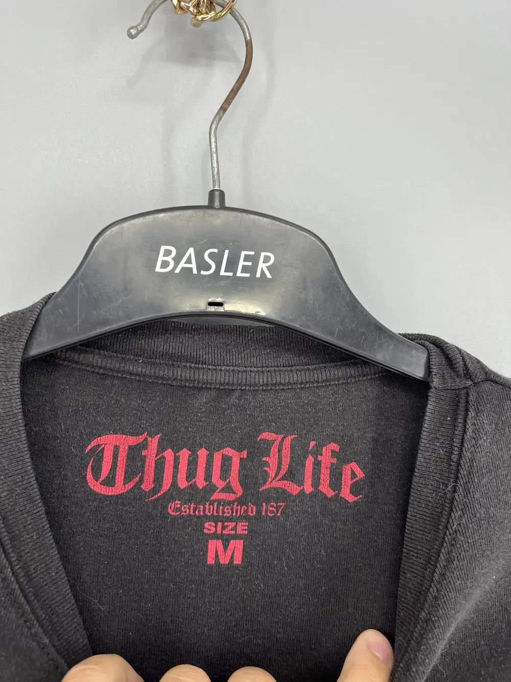 Band Tees × Vintage Vintage Y2k Thug Life vintage USA streetwear tee Skull tee Size US M / EU 48-50 / 2 - 5 Thumbnail