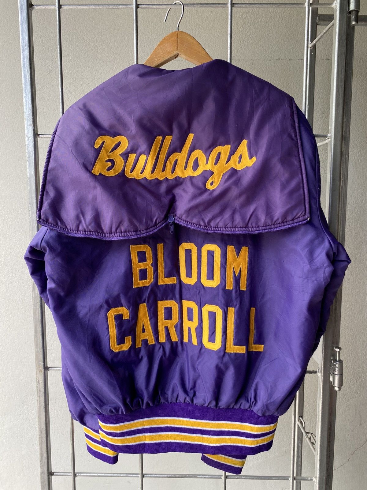Vintage Gates Sport Hoppe Purple Jacket with Yellow Lettering Size US S / EU 44-46 / 1 - 2 Thumbnail