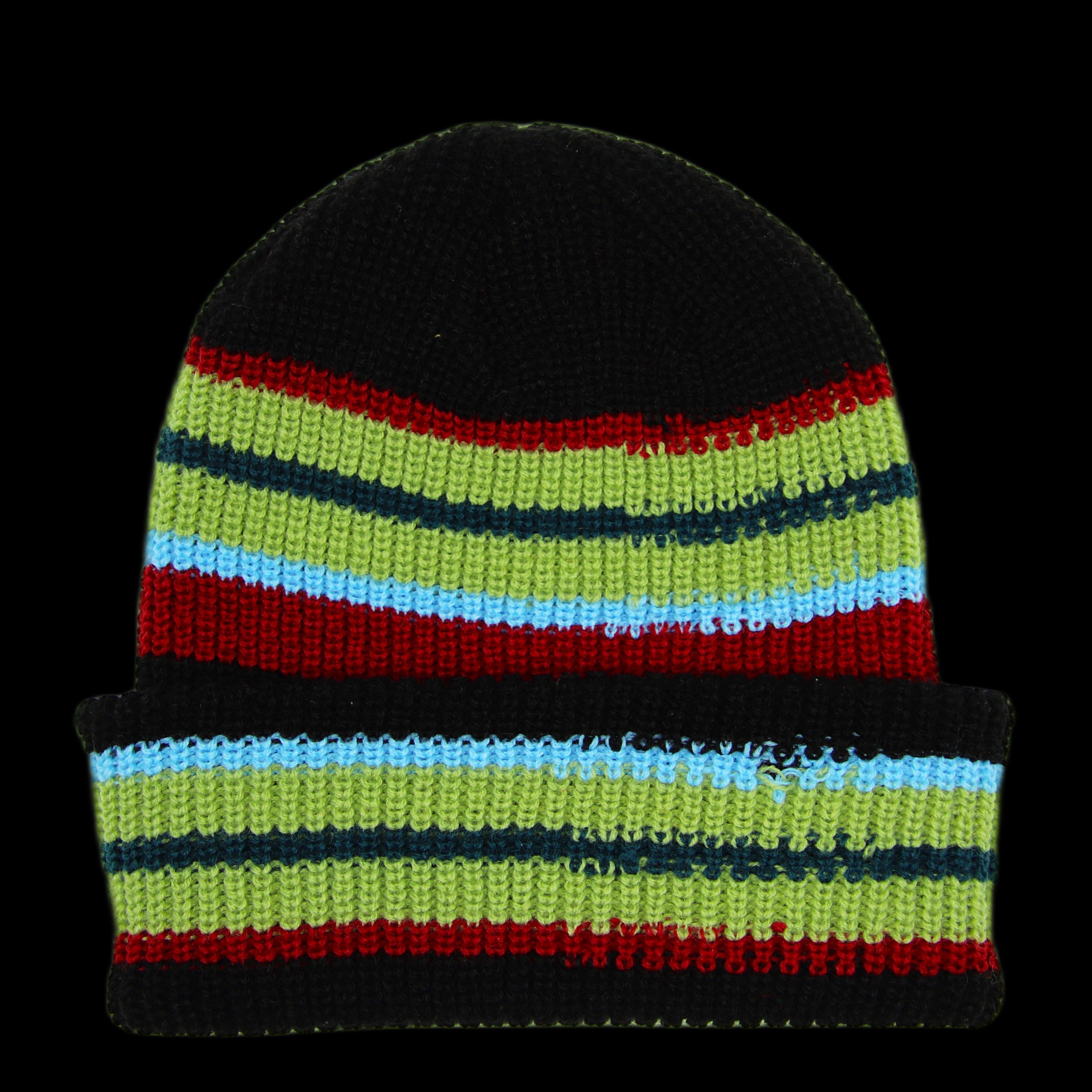 Supreme Defect mixed tissue Supreme Striped Beanie Black Size ONE SIZE - 2 Thumbnail