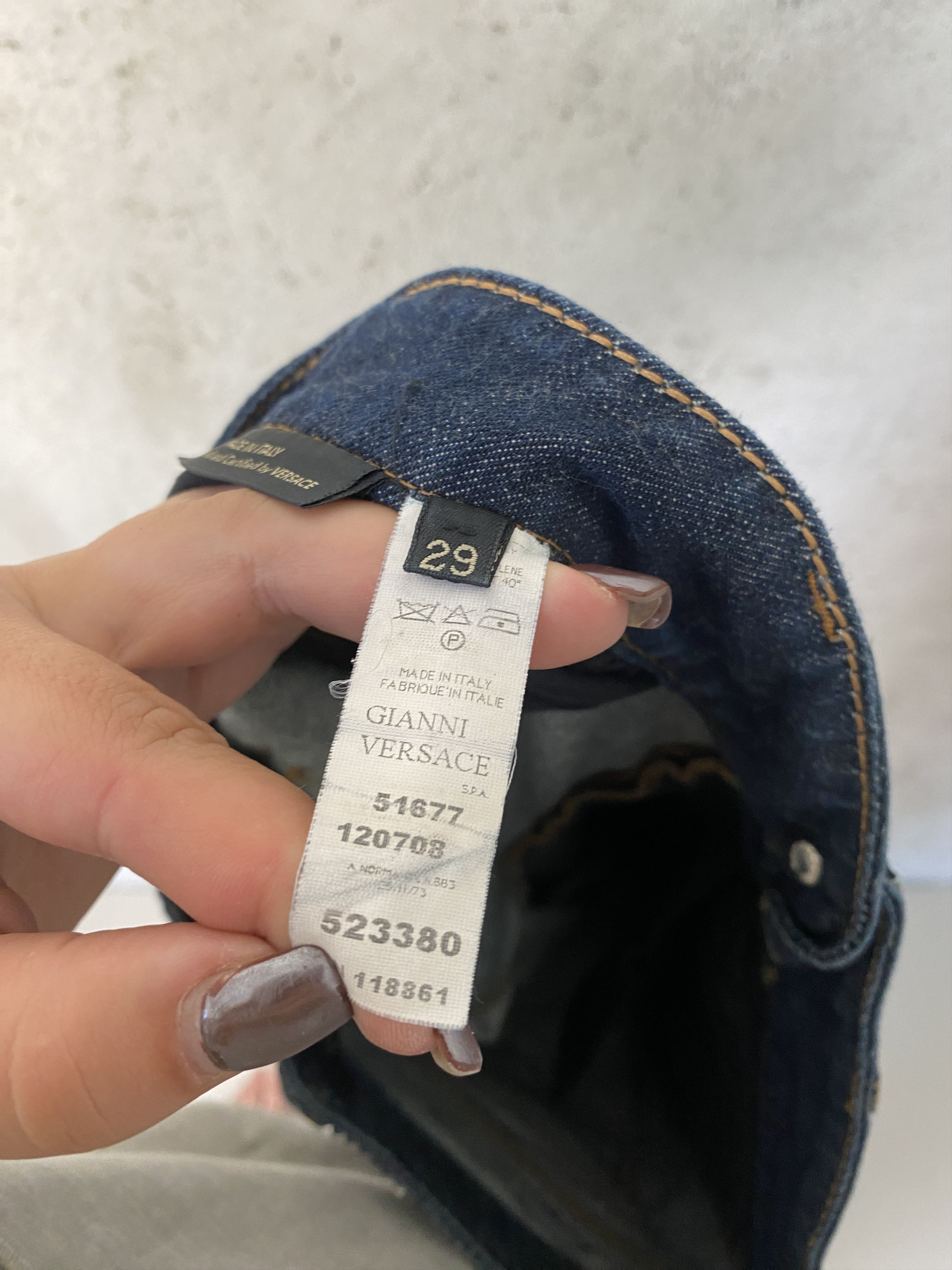 Versace Versace denim jeans pants Size US 29 - 7 Thumbnail