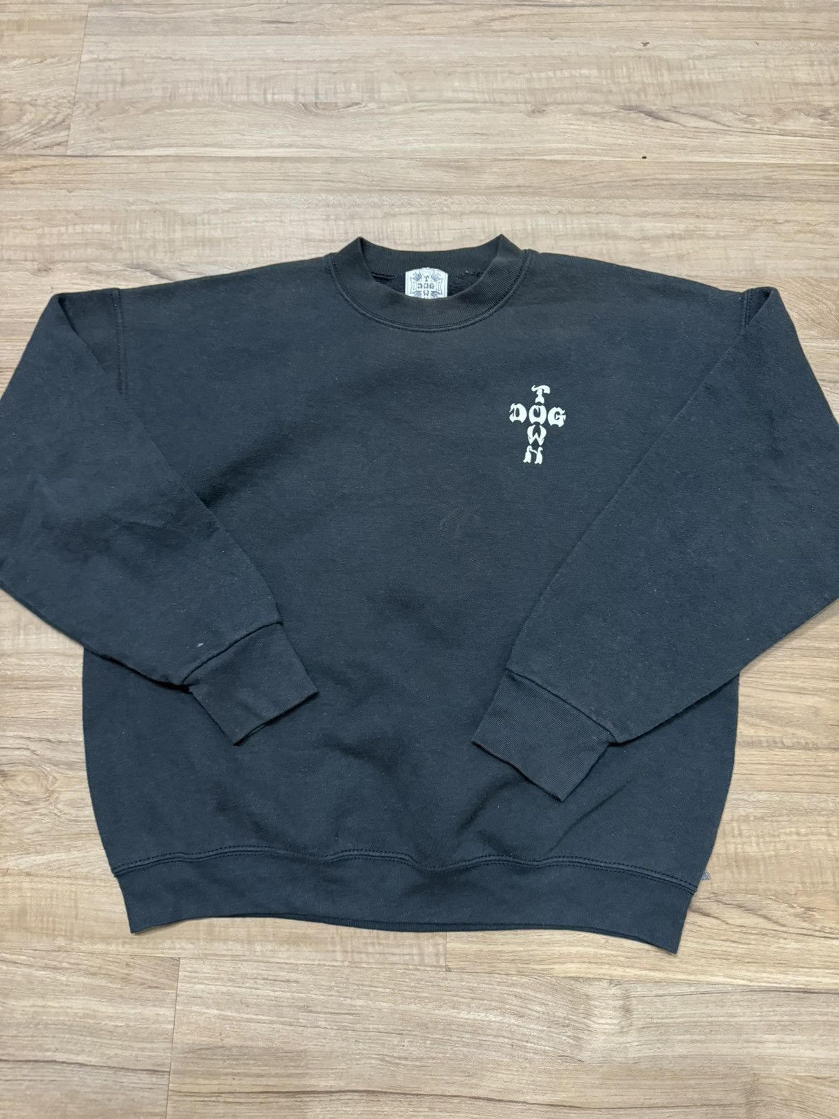 image of Dogtown Sukajan Sweatshirt in Black, Men's (Size Medium)