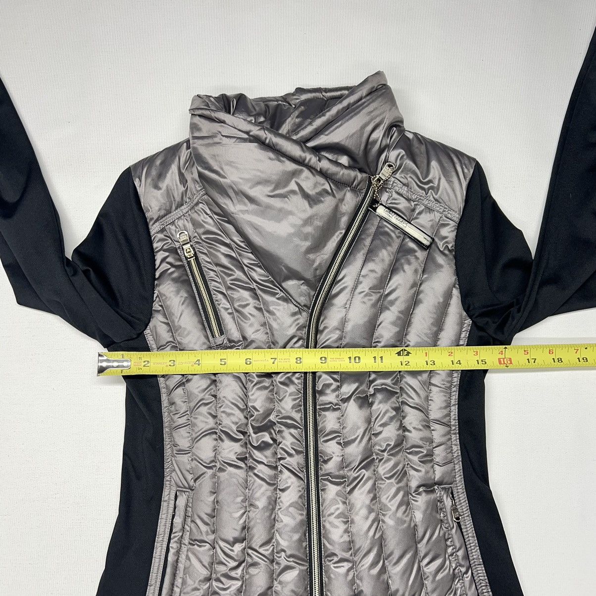 Calvin Klein Calvin Klein Puffer Down Jacket Black Grey Packable Size XS / US 0-2 / IT 36-38 - 22 Thumbnail