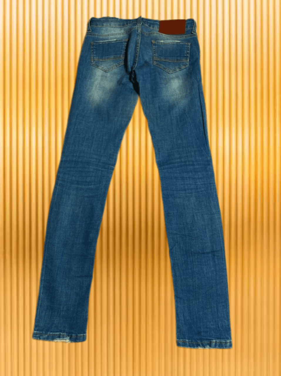 Philipp Plein Philipp Plein Design FW14 Distressed Denim Army Blue Jeans Size US 26 / EU 42 - 1 Thumbnail