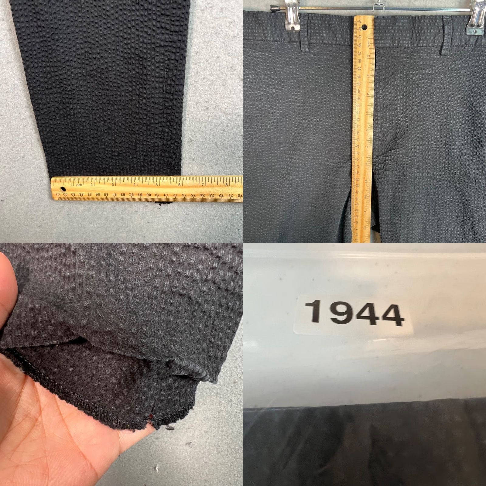 Club Monaco VINTAGE Club Monaco Mens Chino Pants Slim Fit Black Cotton Nylon 33 Adult Mens 33 Black Chino 90s/Conference? Size US 33 - 8 Thumbnail