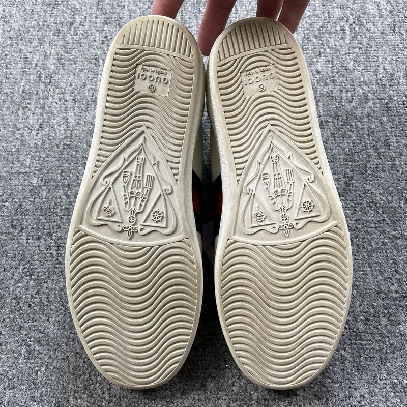 Gucci Gucci ACE Embroidered Sneaker with Crystal Details - Size US 5 / IT 35 - 7 Thumbnail