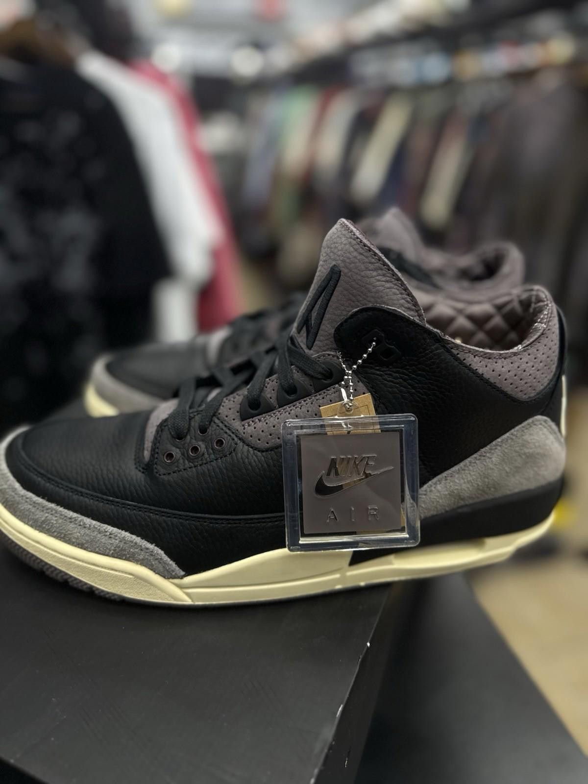 Jordan Brand Air Jordan 3 x A Ma Maniere Black Sneakers, Size 14.5 / 13M Size US 13 / EU 46 - 8 Thumbnail
