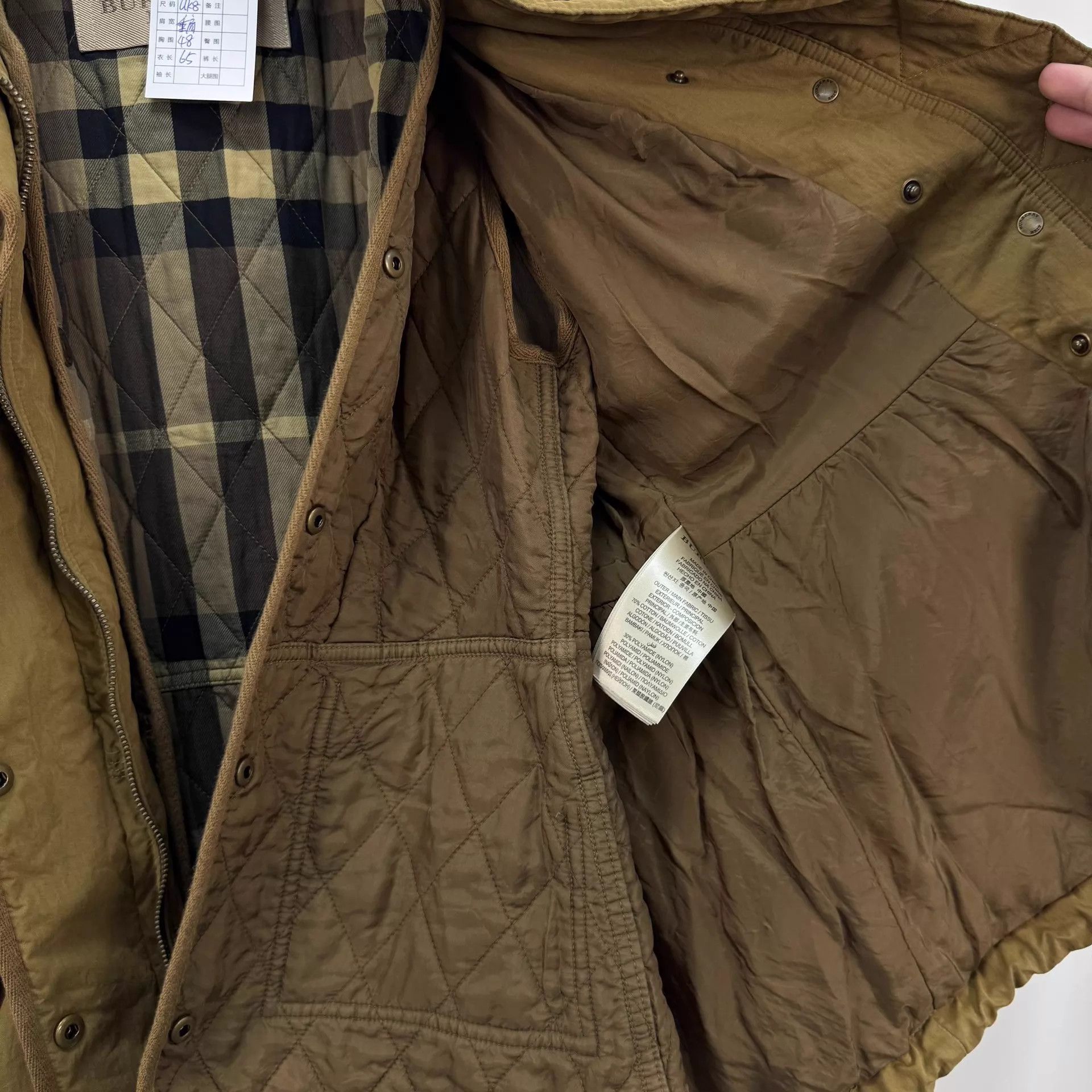 Burberry Burberry Check Padded Jacket Detachable Vest UK8 98 New Size S / US 4 / IT 40 - 6 Thumbnail