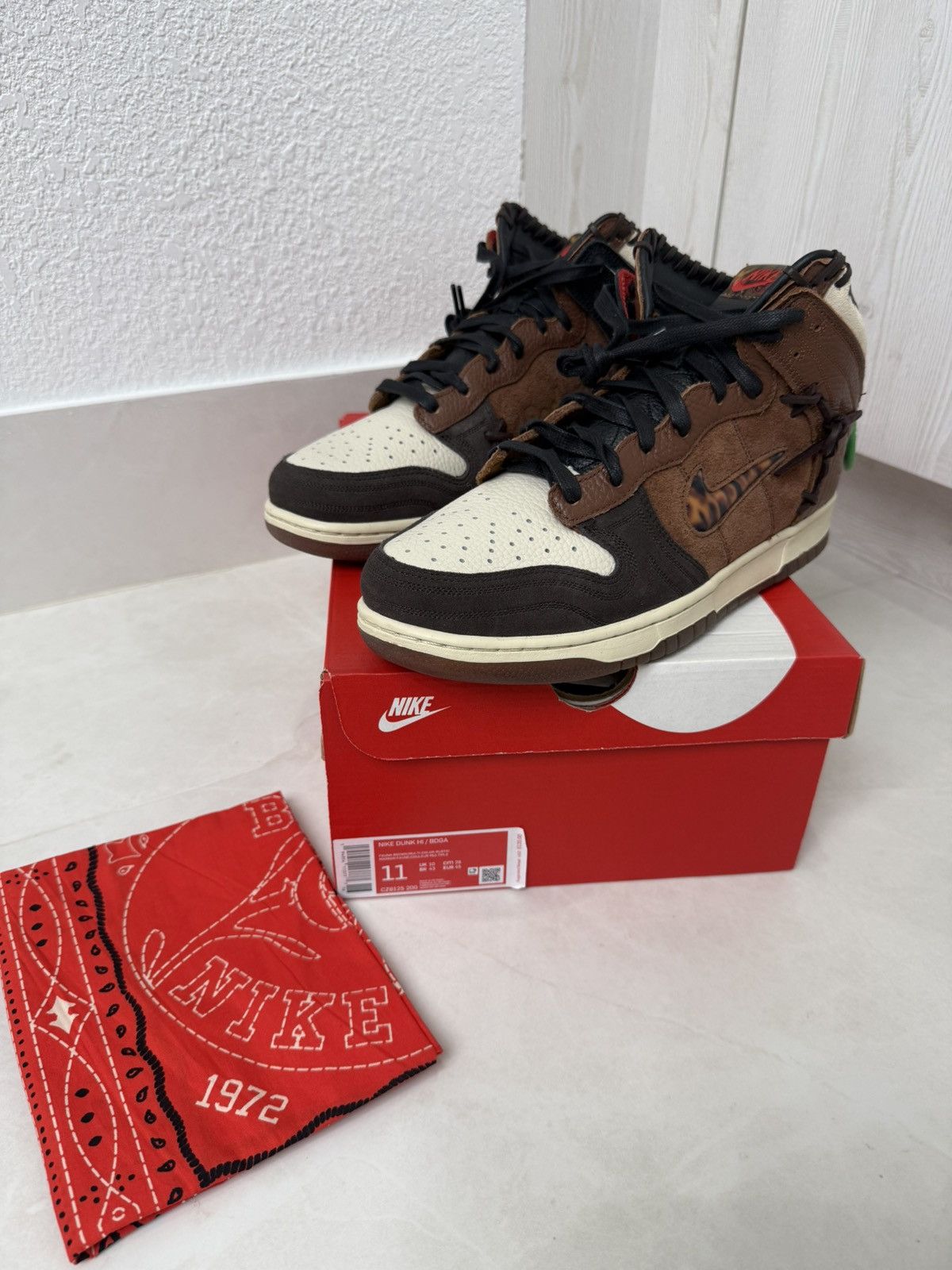 Bodega × Nike Nike Dunk High “Bodega - Legend” New in Box Size 11 Size US 11 / EU 44 - 1 Thumbnail