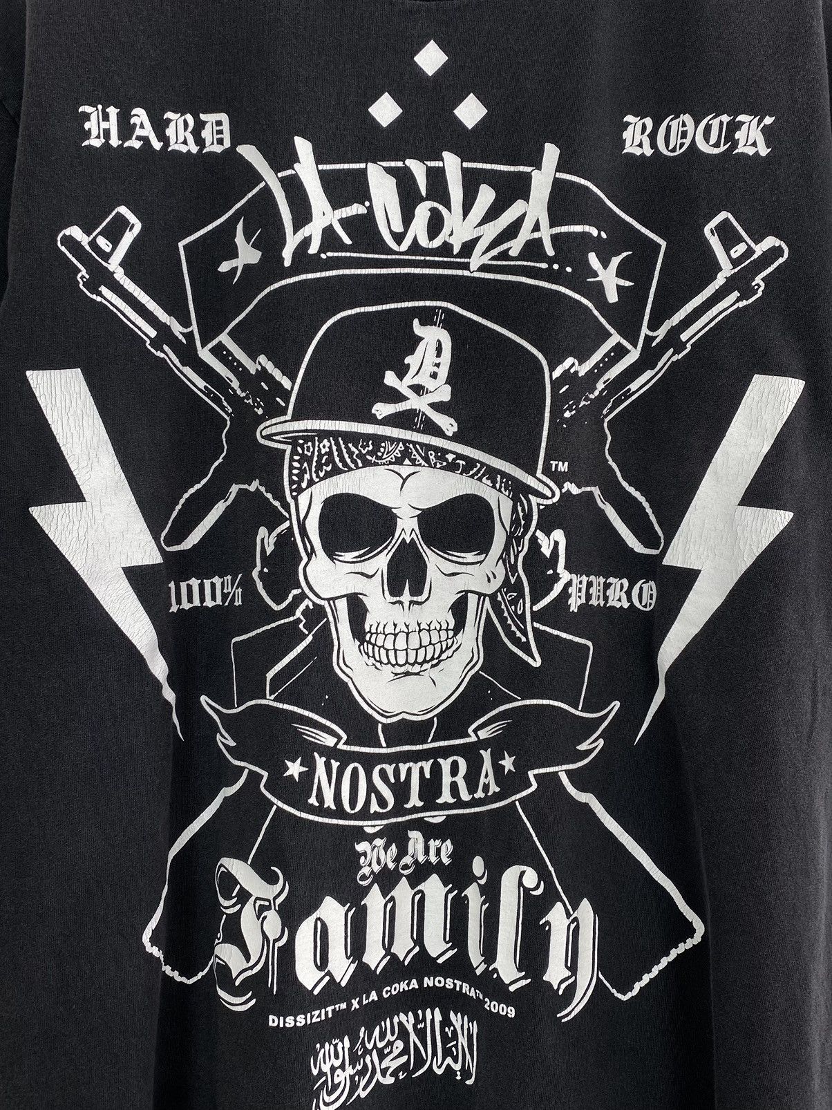 Band Tees Vintage 2009 Dissizit! La Coca Nostra Rap T-Shirt Size Large Size US L / EU 52-54 / 3 - 3 Thumbnail
