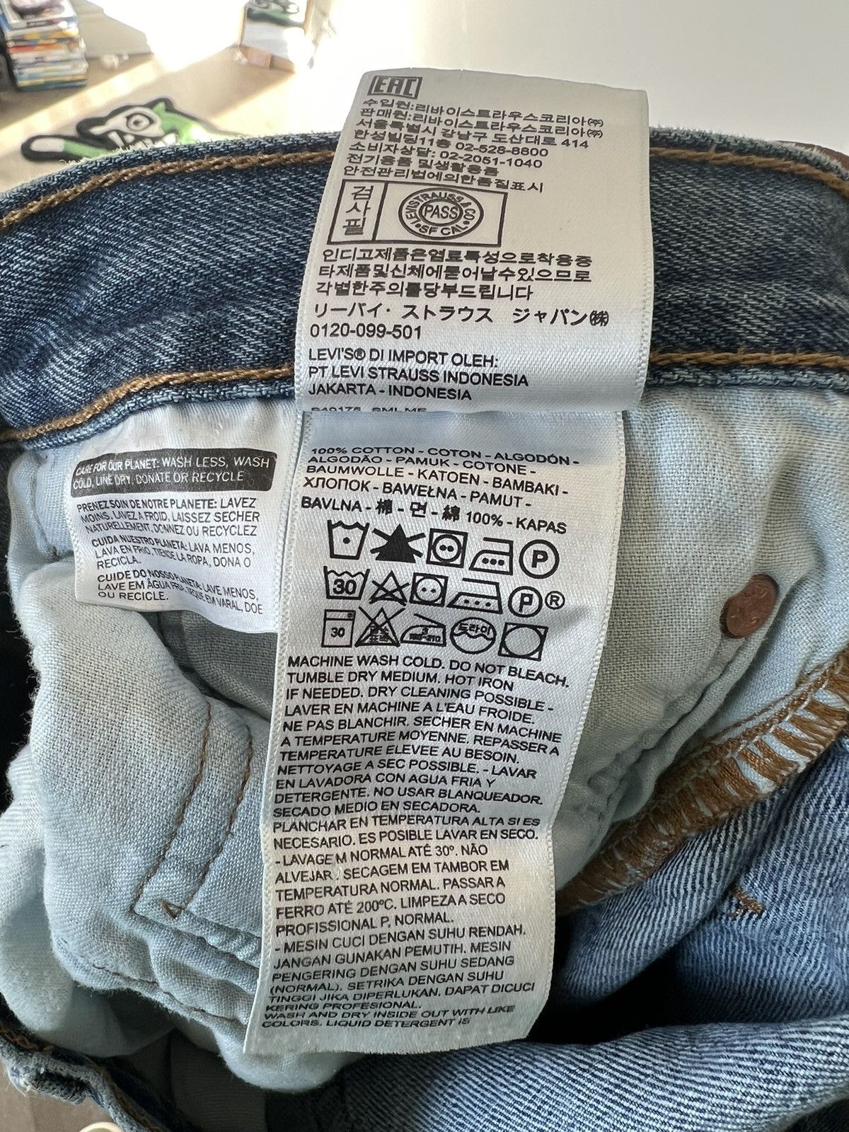 Levi's × Sp5der Sp5der 5Star Vintage 501 Size US 34 / EU 50 - 4 Thumbnail