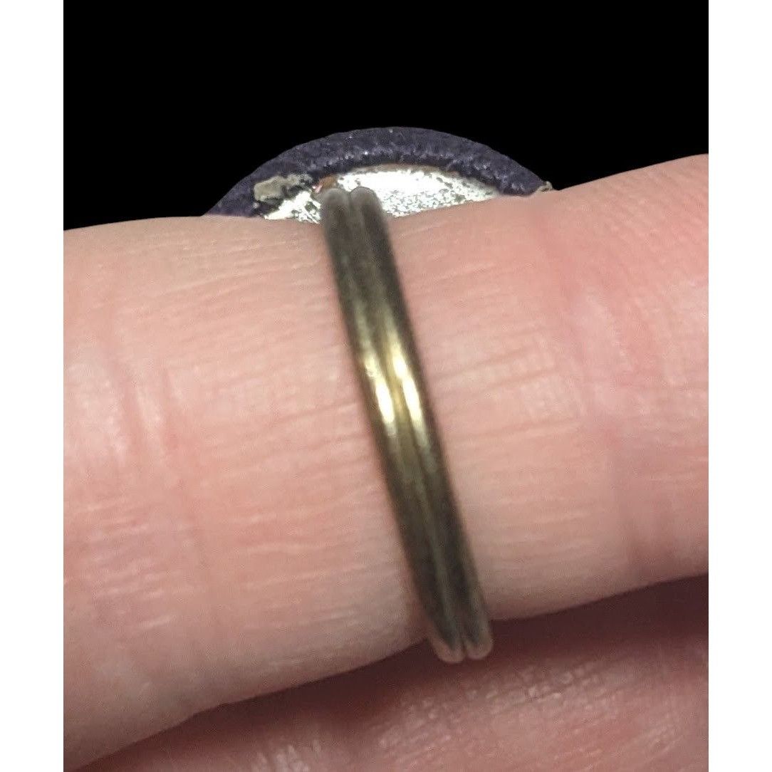 Other Handmade Upcycled Black Fabric Button Ring Size 6 Size ONE SIZE - 7 Thumbnail