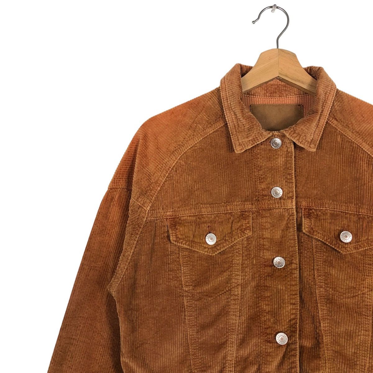 Japanese Brand 🔥American Holic Biker Corduroy Cropped Jacket Size US XS / EU 42 / 0 - 7 Thumbnail
