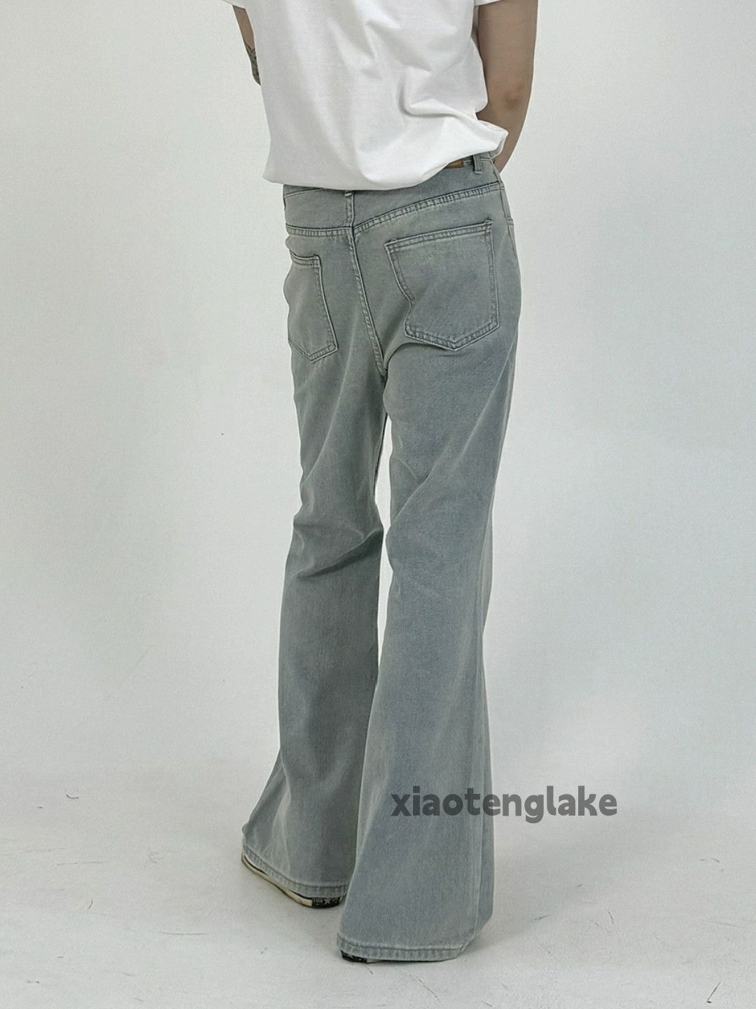 Jean × Vintage washed faded cleanfit yuppie punk retro disco jeans Size US 30 / EU 46 - 4 Thumbnail