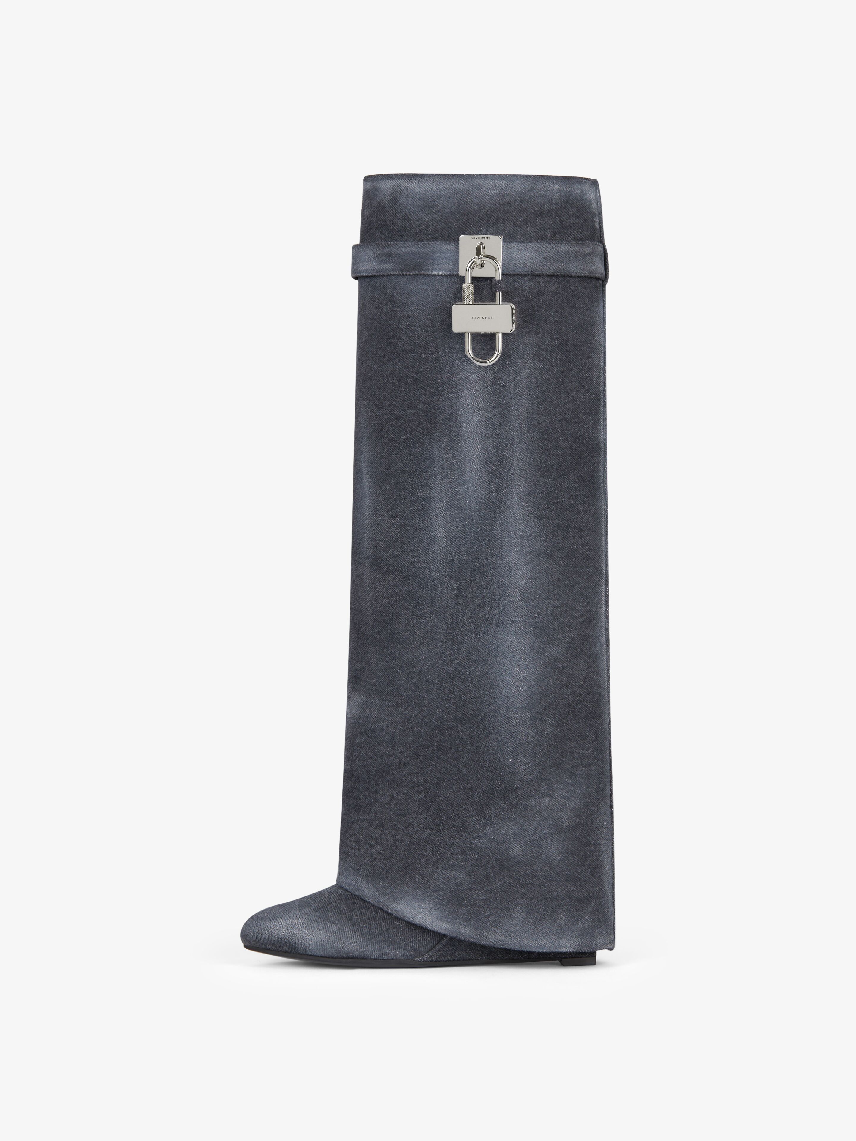 Givenchy o1srvl11e0525 Shark Lock Pant Boots 90mm in Black Size US 11.5 / IT 41.5 - 4 Thumbnail